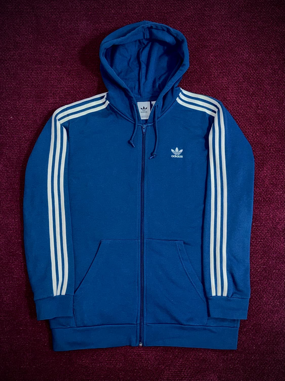 아디다스 후드집업 딥블루 상품이미지1