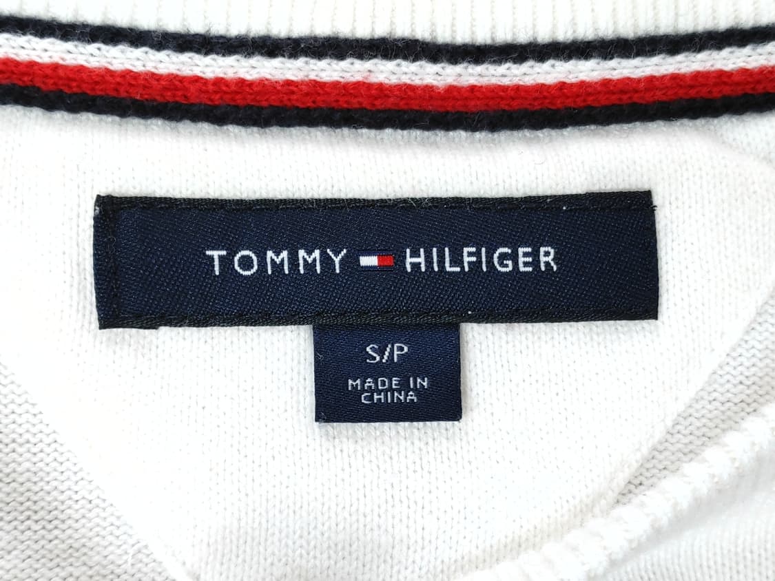 TOMMY HILFIGER 타미 힐피거 투컬러라인 면니트라운드티
 상품이미지4