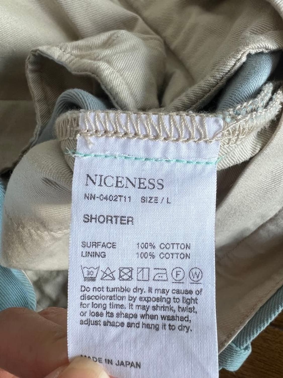 Niceness shorter 치노 상품이미지3