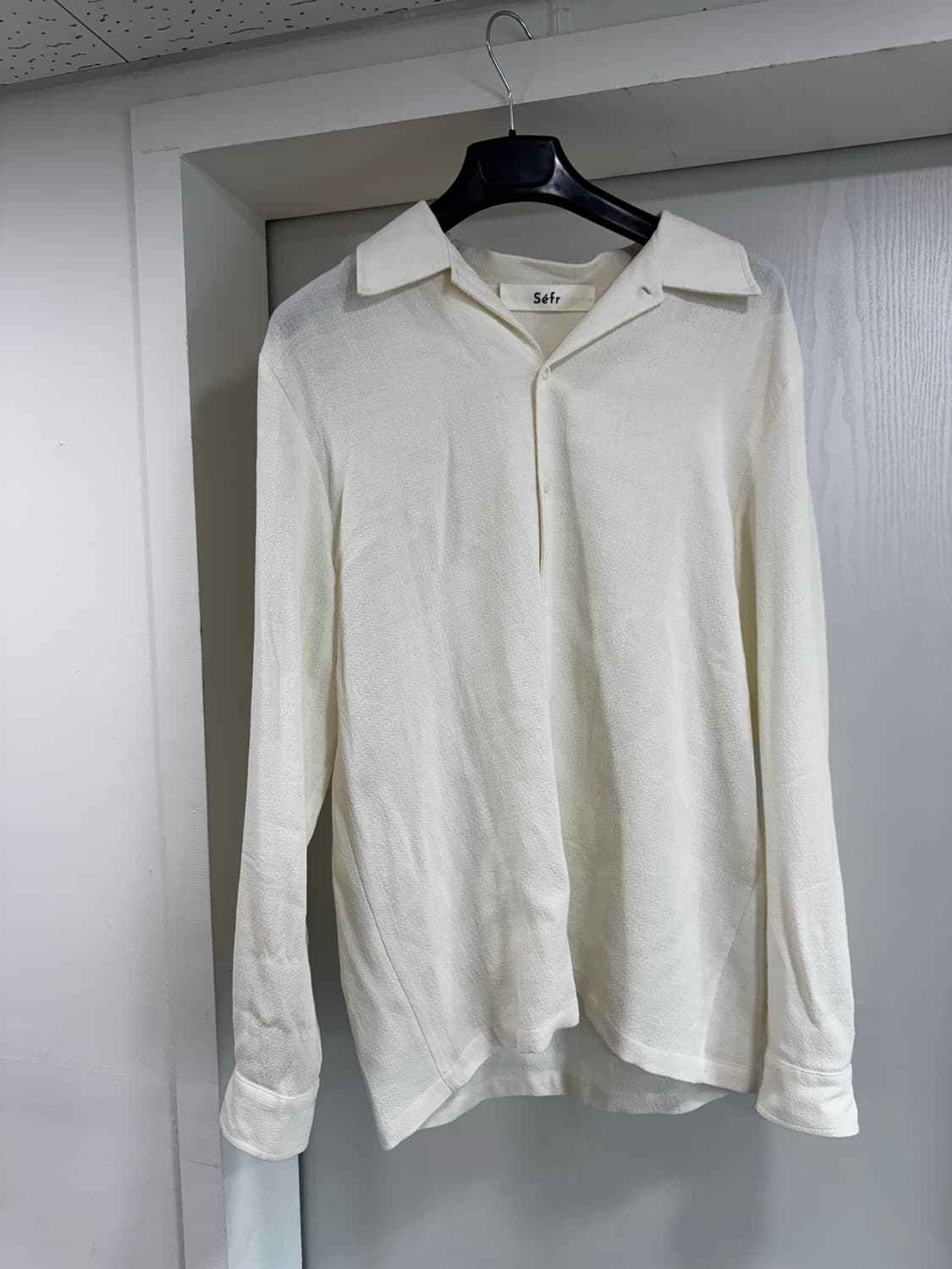 Sefr 람포아 화이트 셔츠 L 상품이미지1