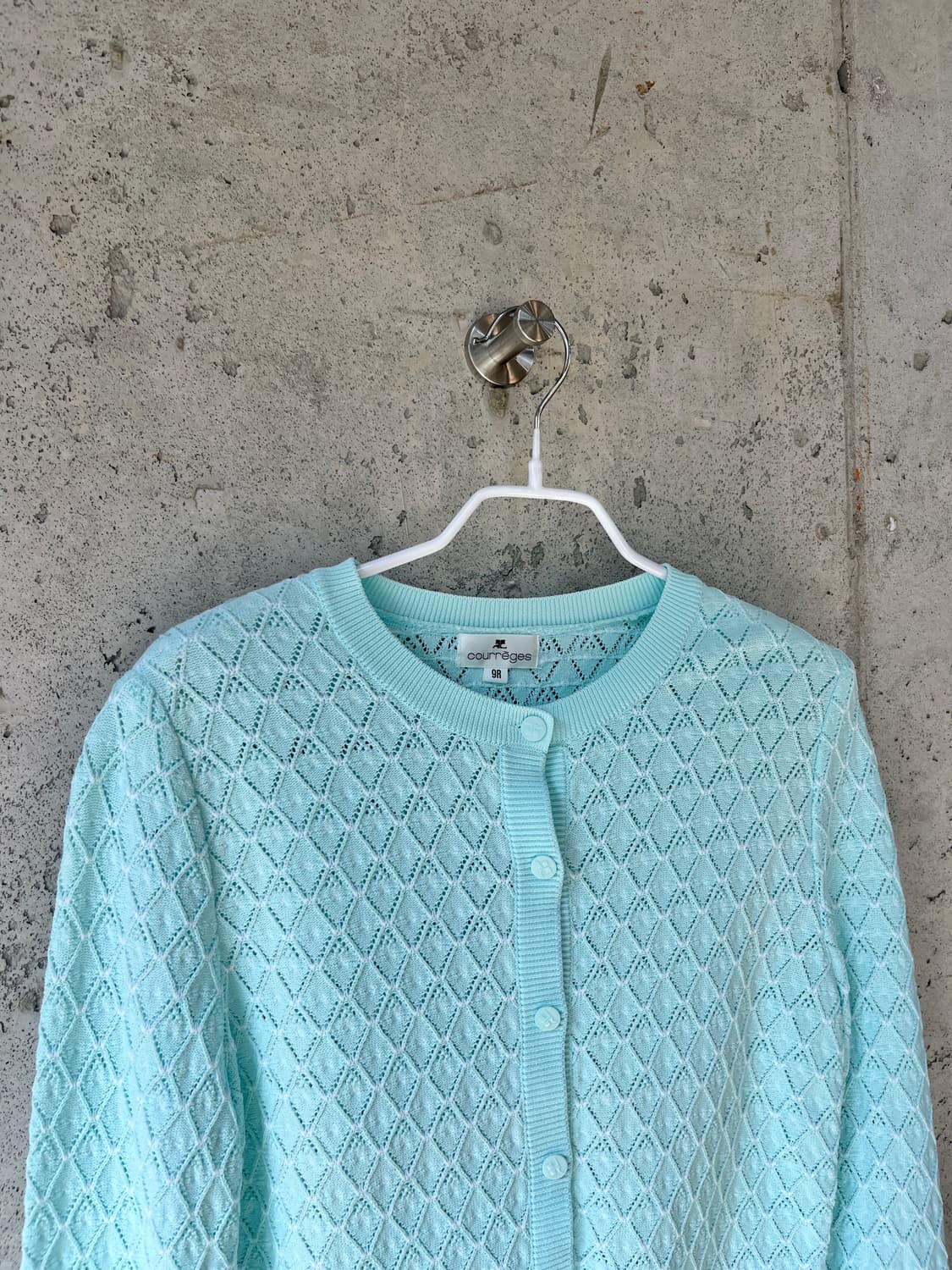 Courreges 꾸레쥬 로고 버튼 가디건 상품이미지5