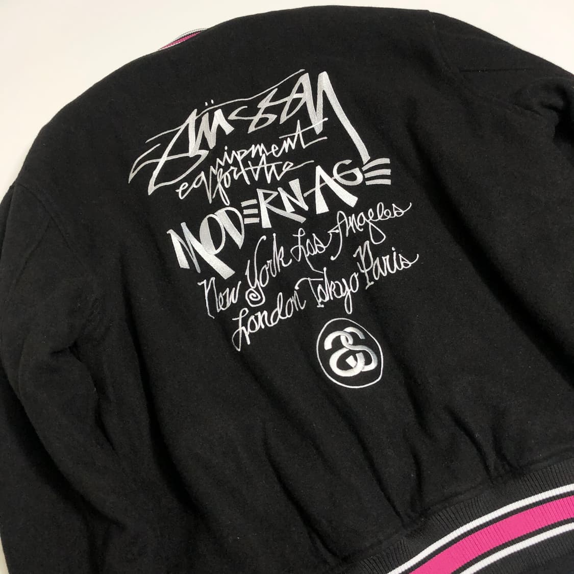 스투시 바시티 스타디움 점퍼 m 상품이미지10