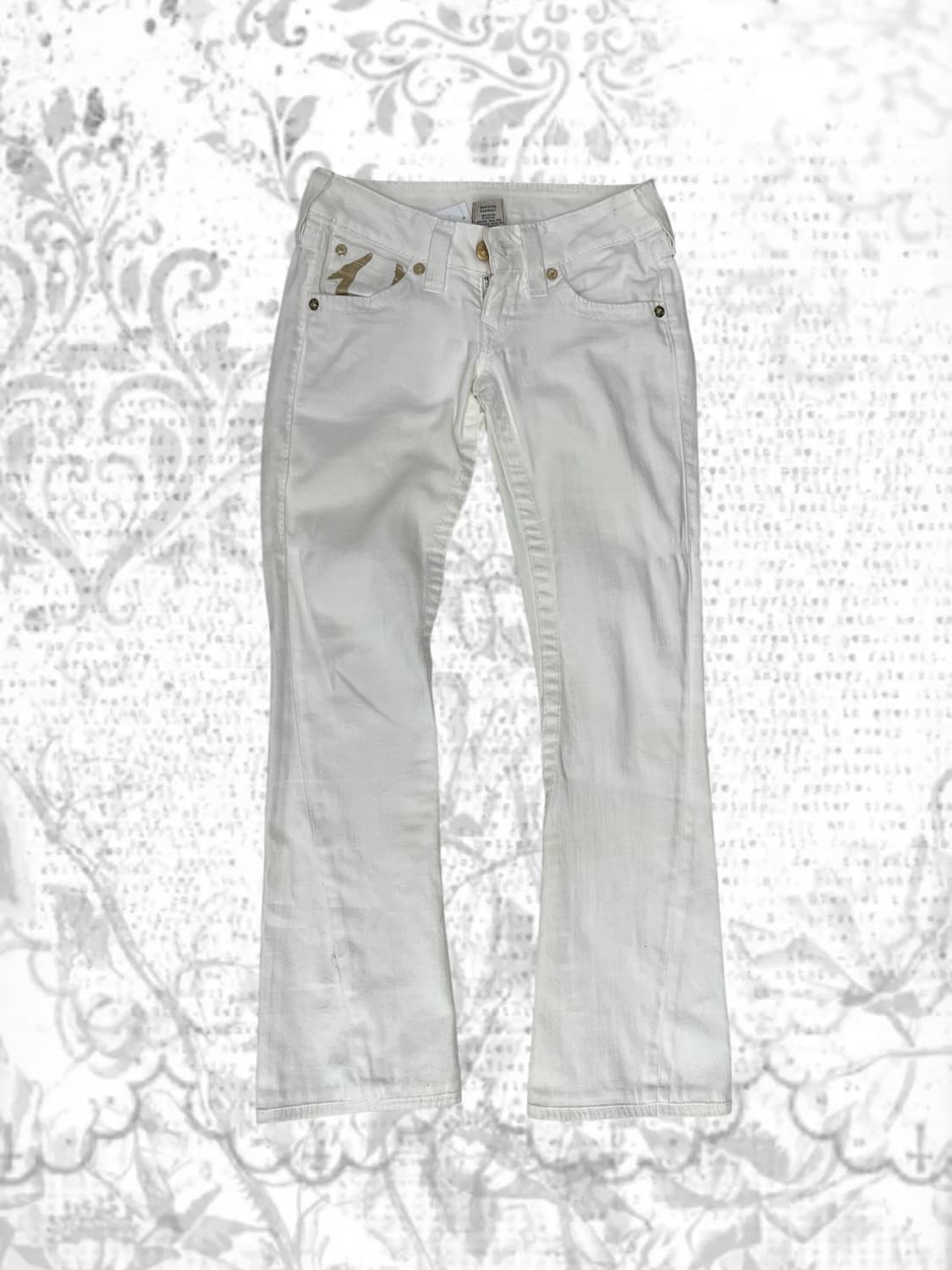 'True Religion' gold printing denim pant 상품이미지2