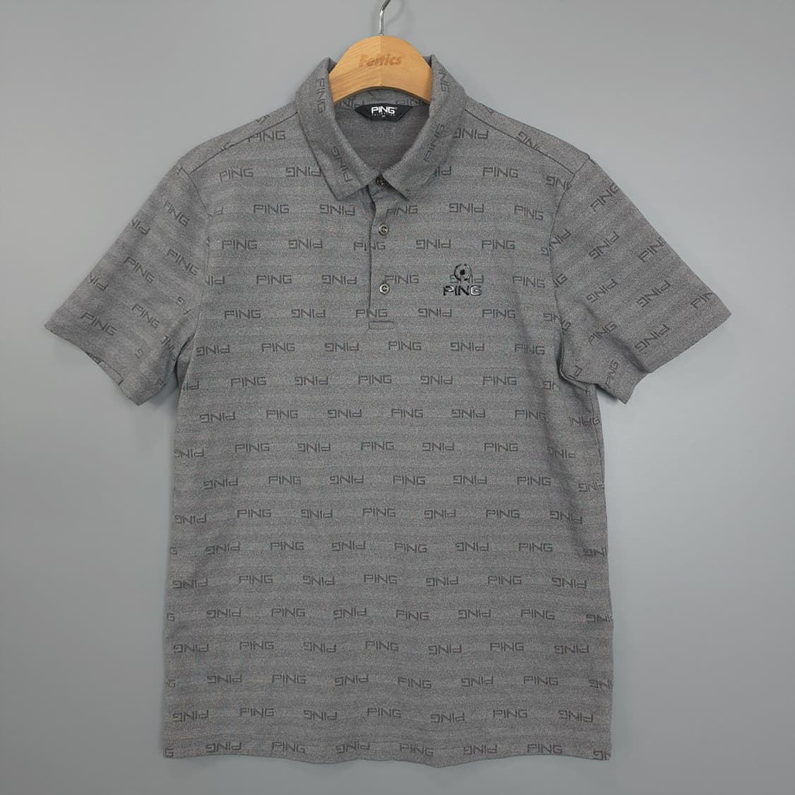핑 PING 올오버 로고 골프 카라 반팔티 95 상품이미지1