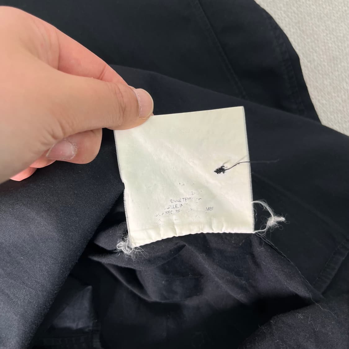 95 꼼데가르송 하트와펜 블랙 코튼 셔츠 상품이미지5