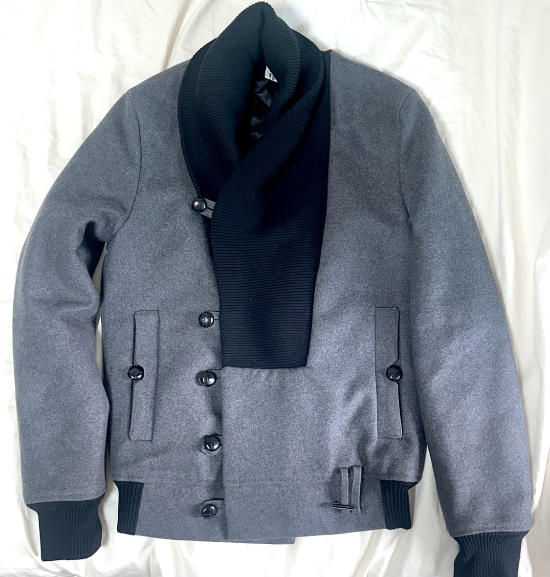 크리스반아쉐 Shawl Collar Blouson 상품이미지2