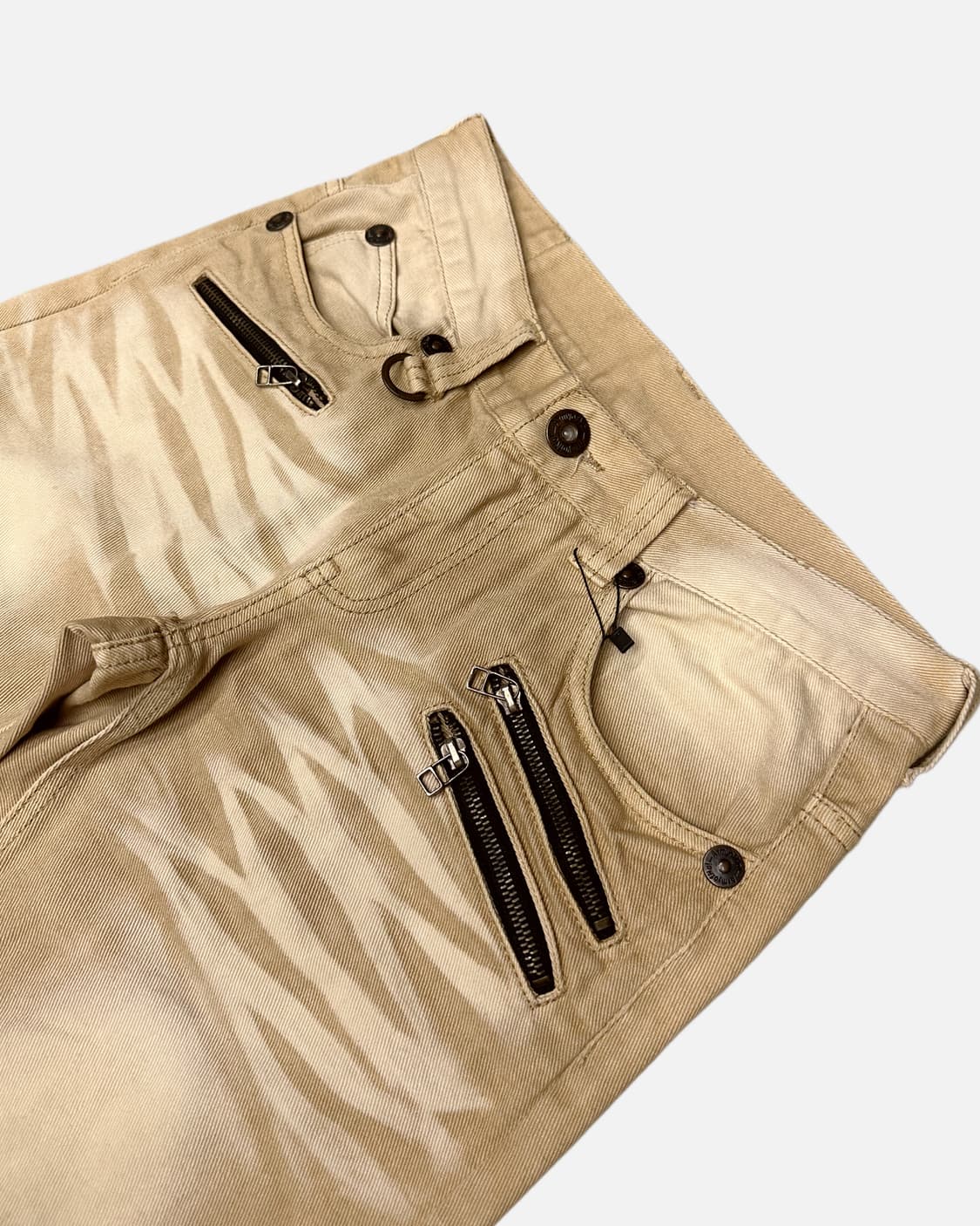 beige fade zipper detail shorts 상품이미지3