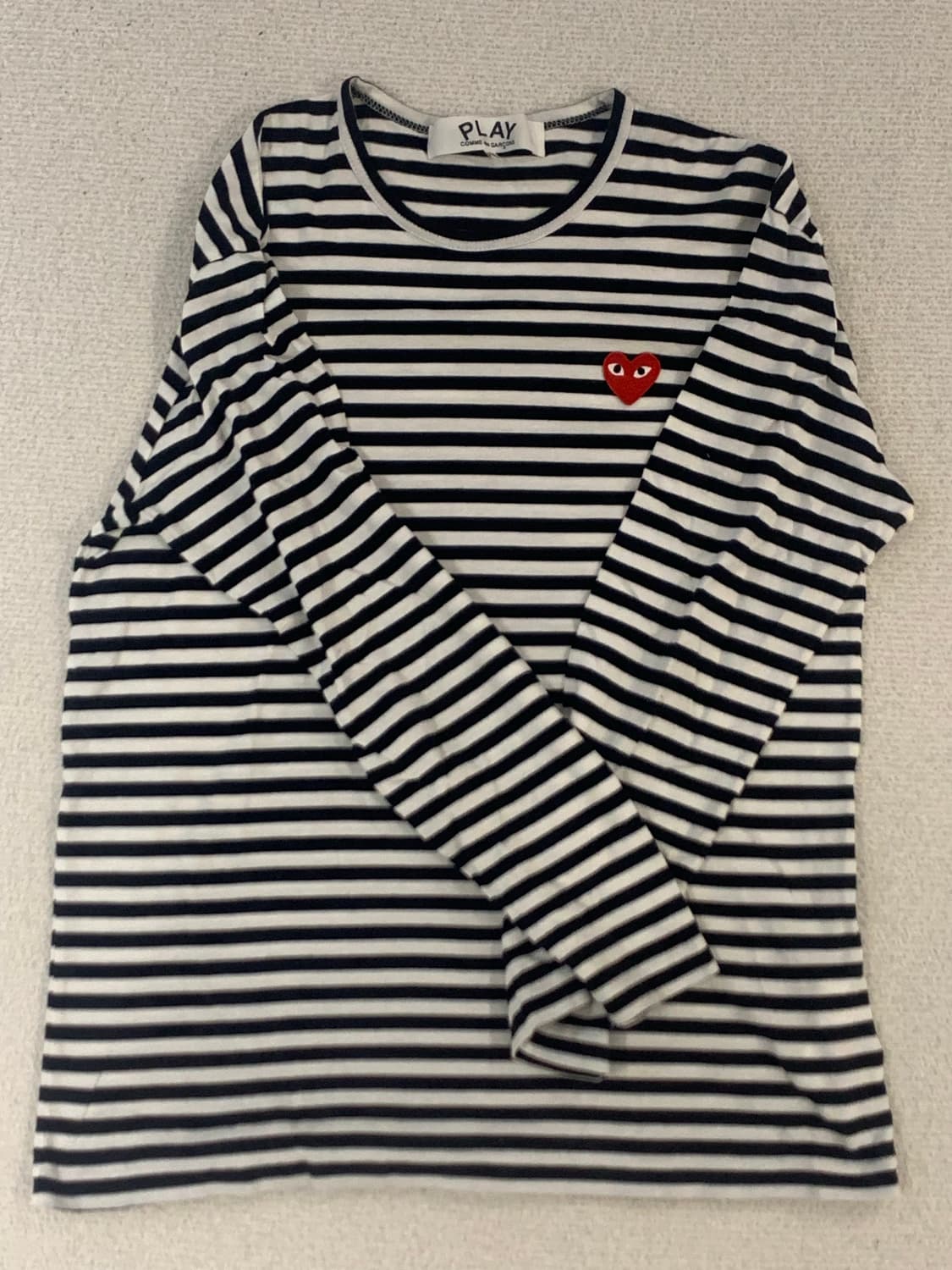 꼼데가르송 플레이 스트라이프 긴팔 XXL 상품이미지2