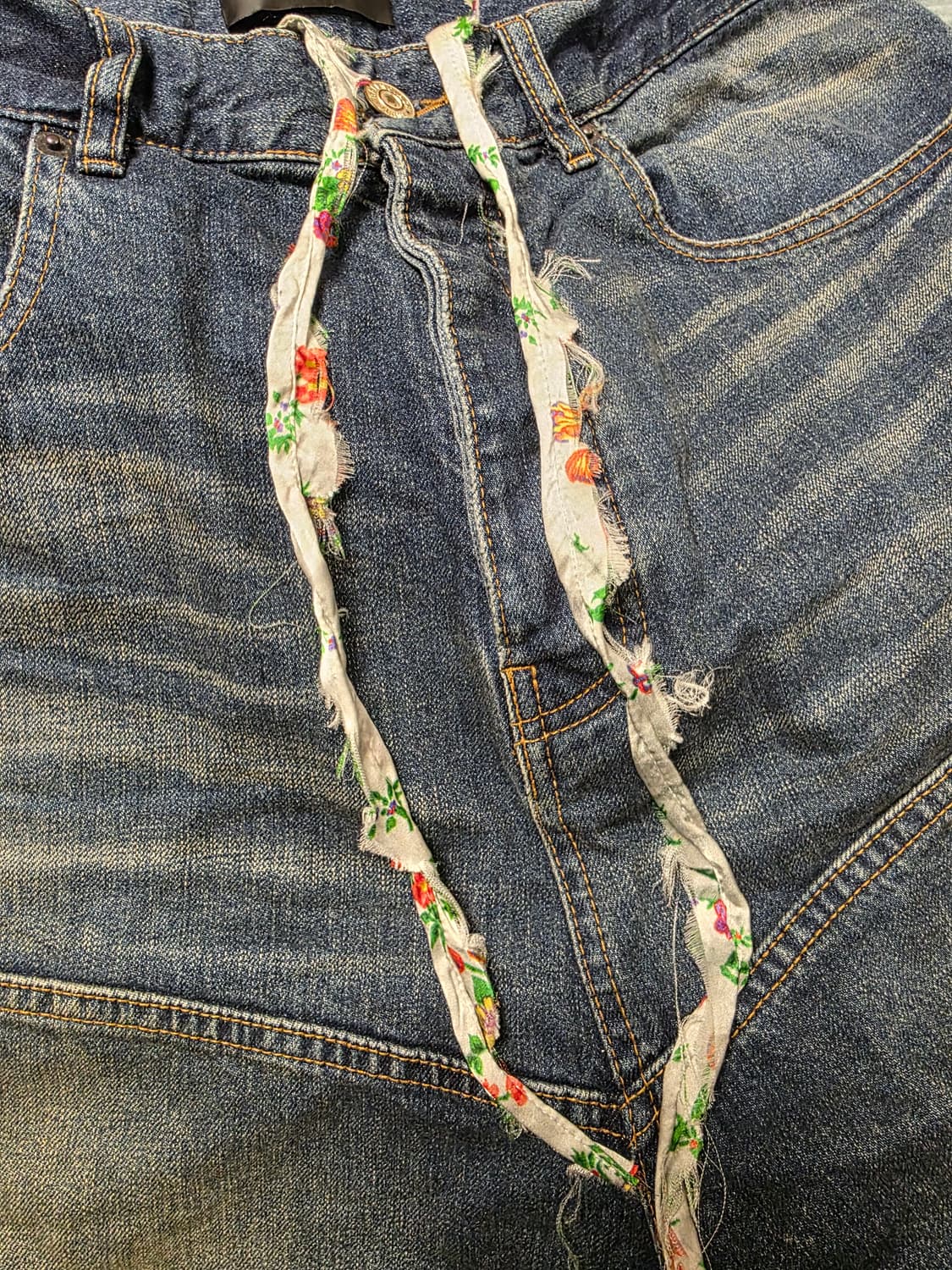 발렌시아가 더블니 데님 팬츠 XS 상품이미지7