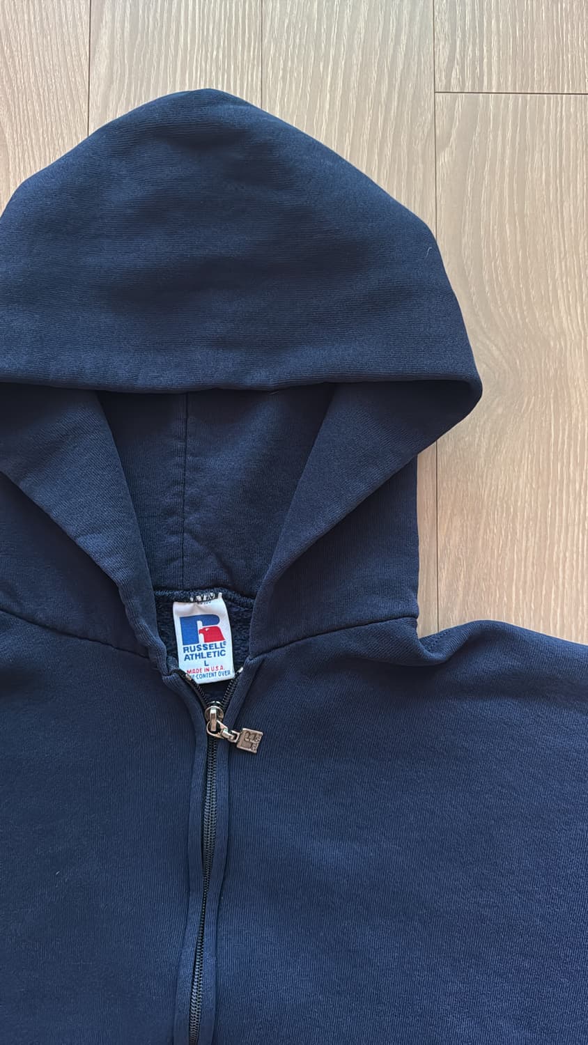 90s 러셀 애슬레틱 후드 집업 상품이미지4