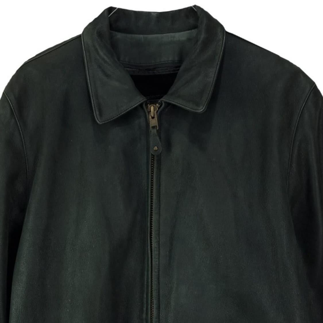 [빈티지] 리얼 쉽스킨 레더 양가죽 싱글 레더 자켓 M19731 상품이미지4