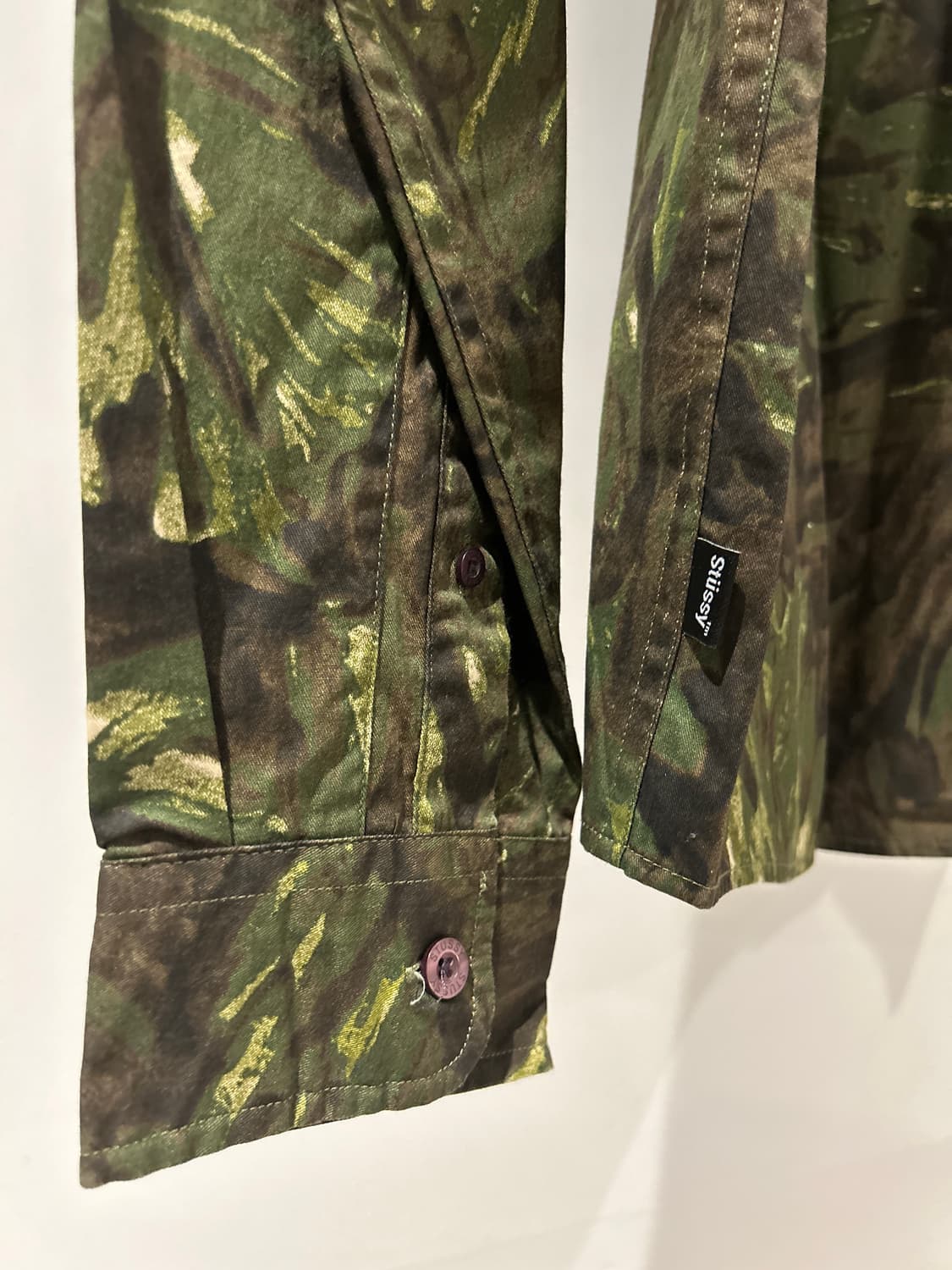 Stussy Camo Flower L/S Shirts 상품이미지5