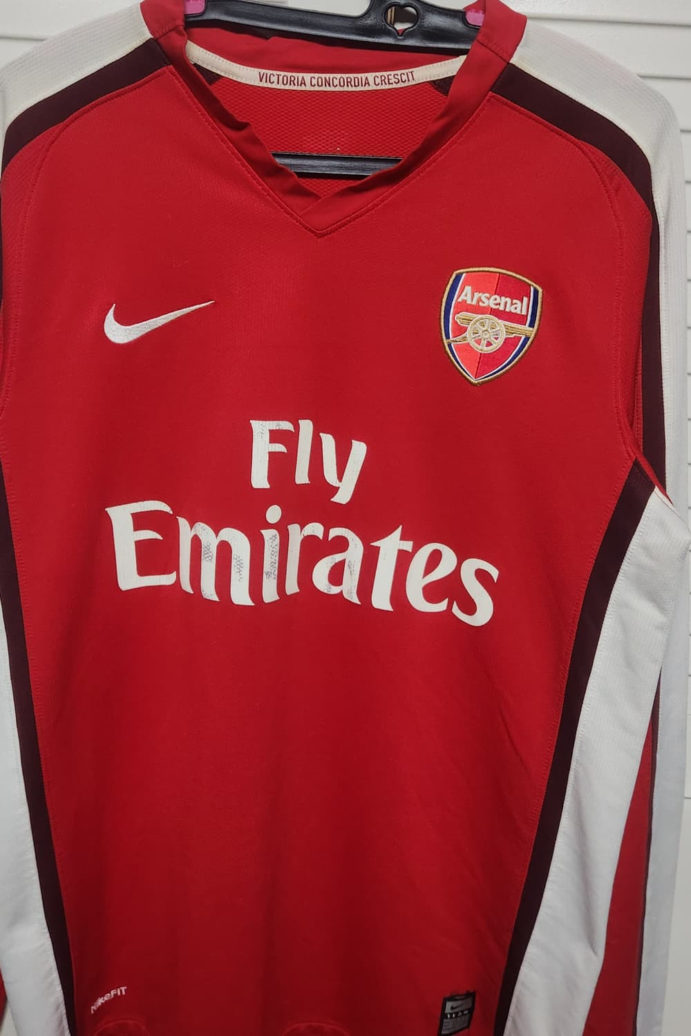 08-10 아스날 홈 긴팔 No.4 파르레가스 나이키 유니폼 상품이미지2