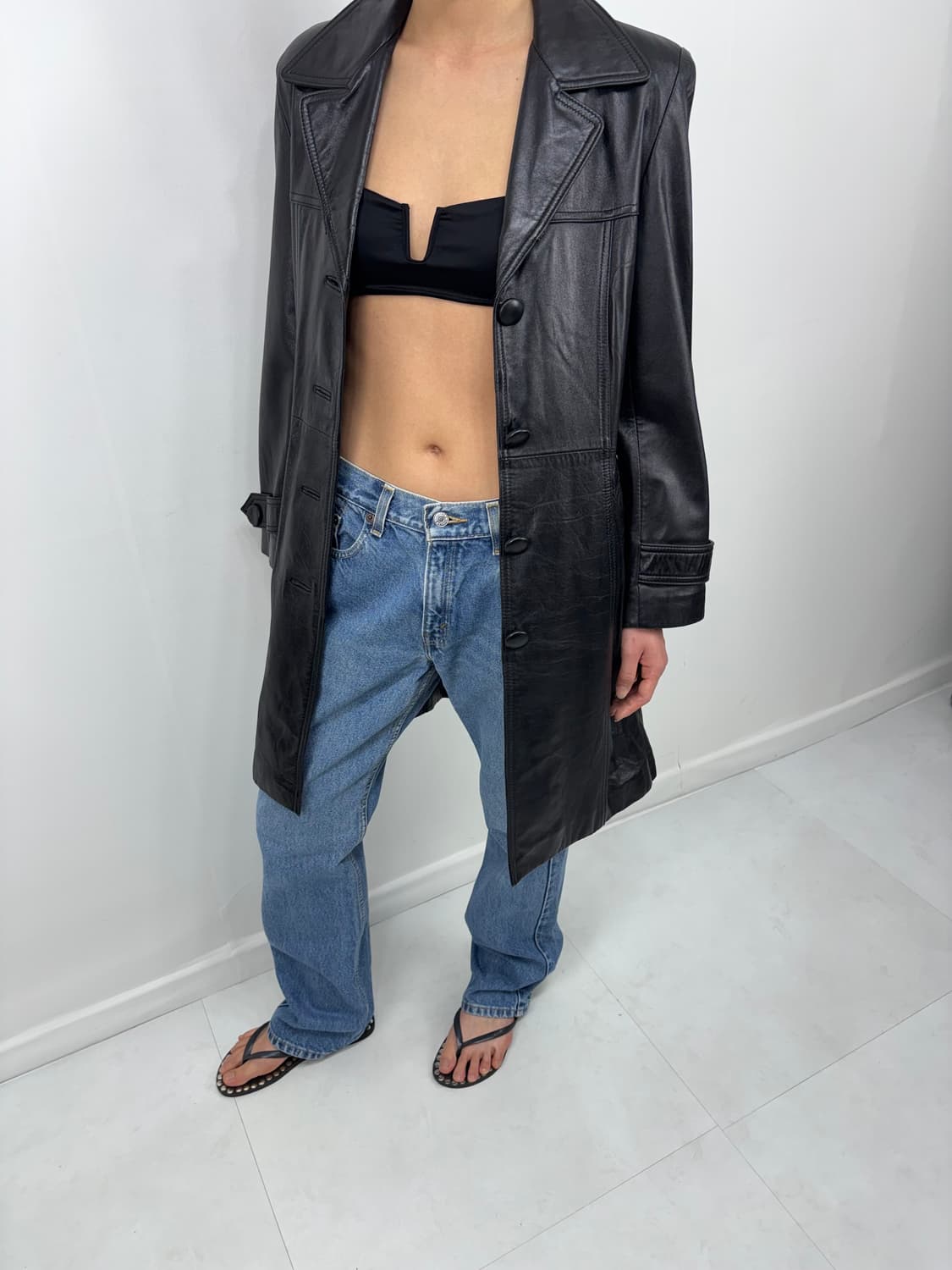LAMBSKIN HALF COAT 상품이미지5