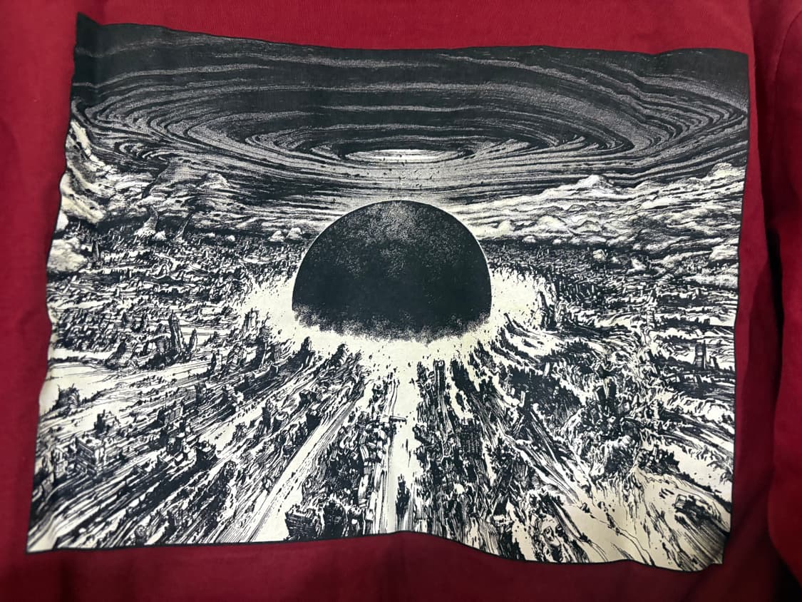 슈프림 아키라 롱슬리브 버건디 라지 상품이미지4