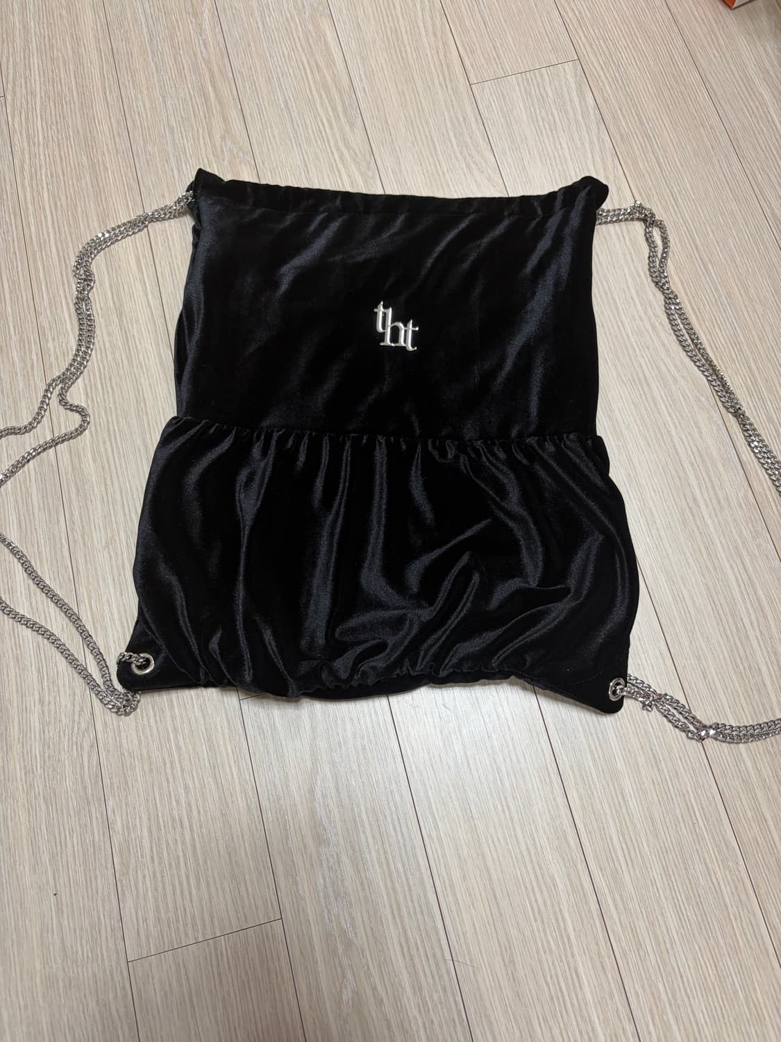 쓰리타임즈 벨벳 백팩 상품이미지1