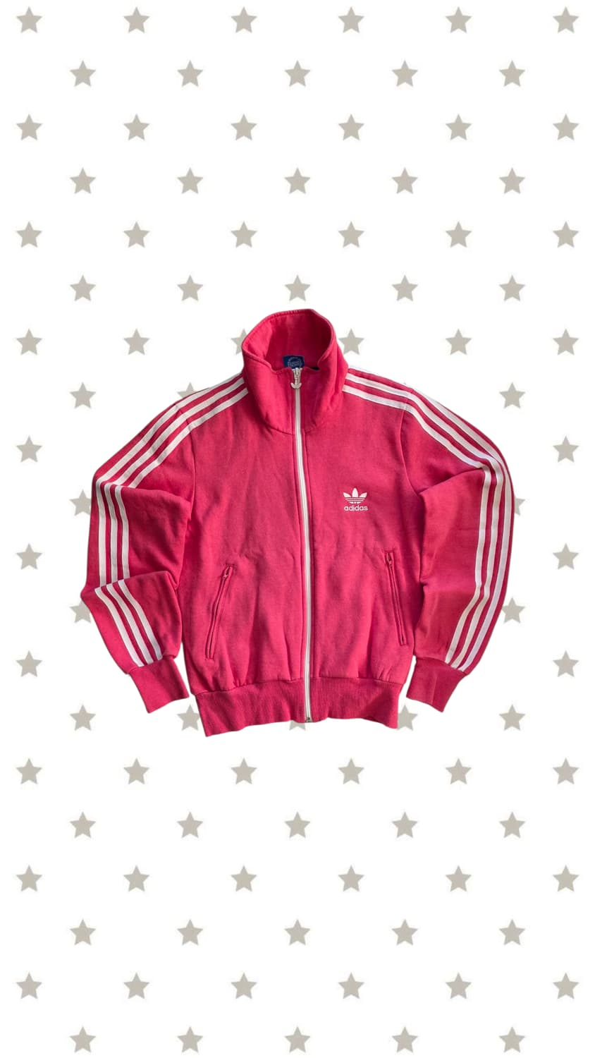 아디다스 핑크 여성 파이어버드 빅로고 삼선져지 100 상품이미지1