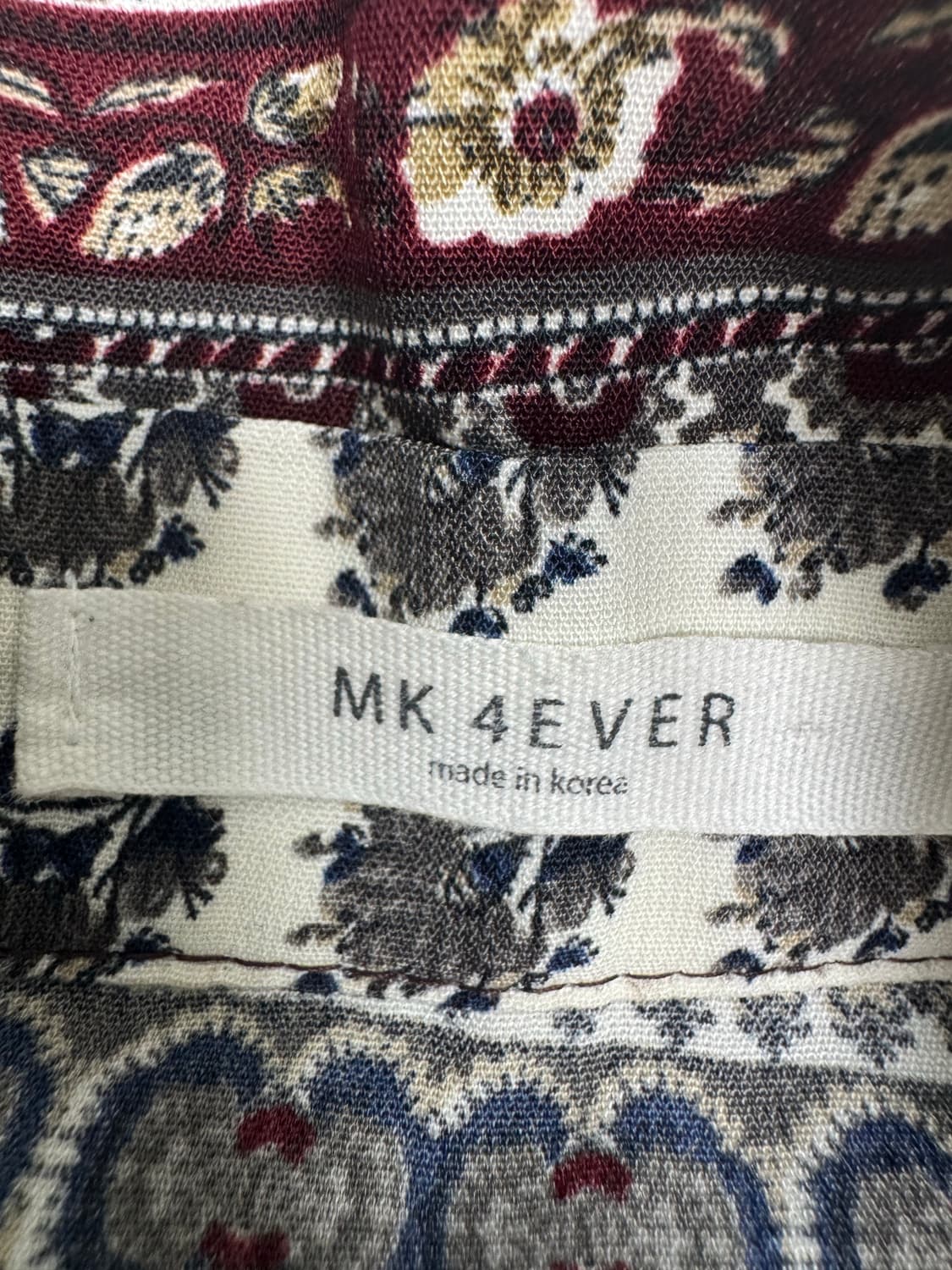 MK4EVER 패턴 셔츠 상품이미지8
