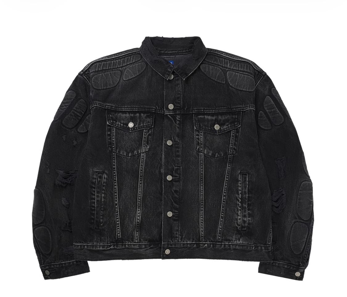 [M] 이지 갭 엔지니어드 바이 발렌시아가 패디드 데님 그레이 상품이미지1