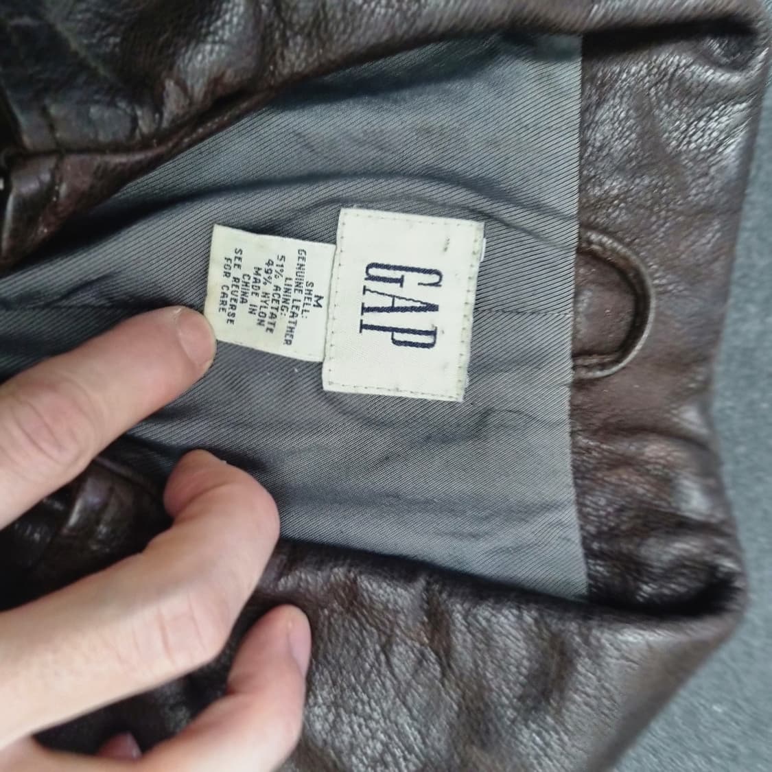 올드갭 4포켓 레더자켓 상품이미지3