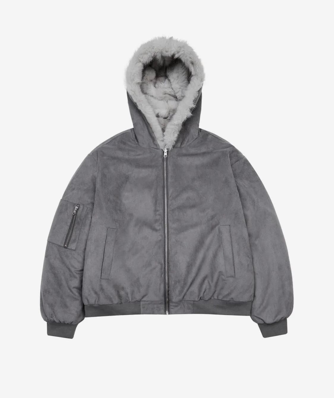 러브이즈트루 리버시블 퍼 후드 상품이미지2