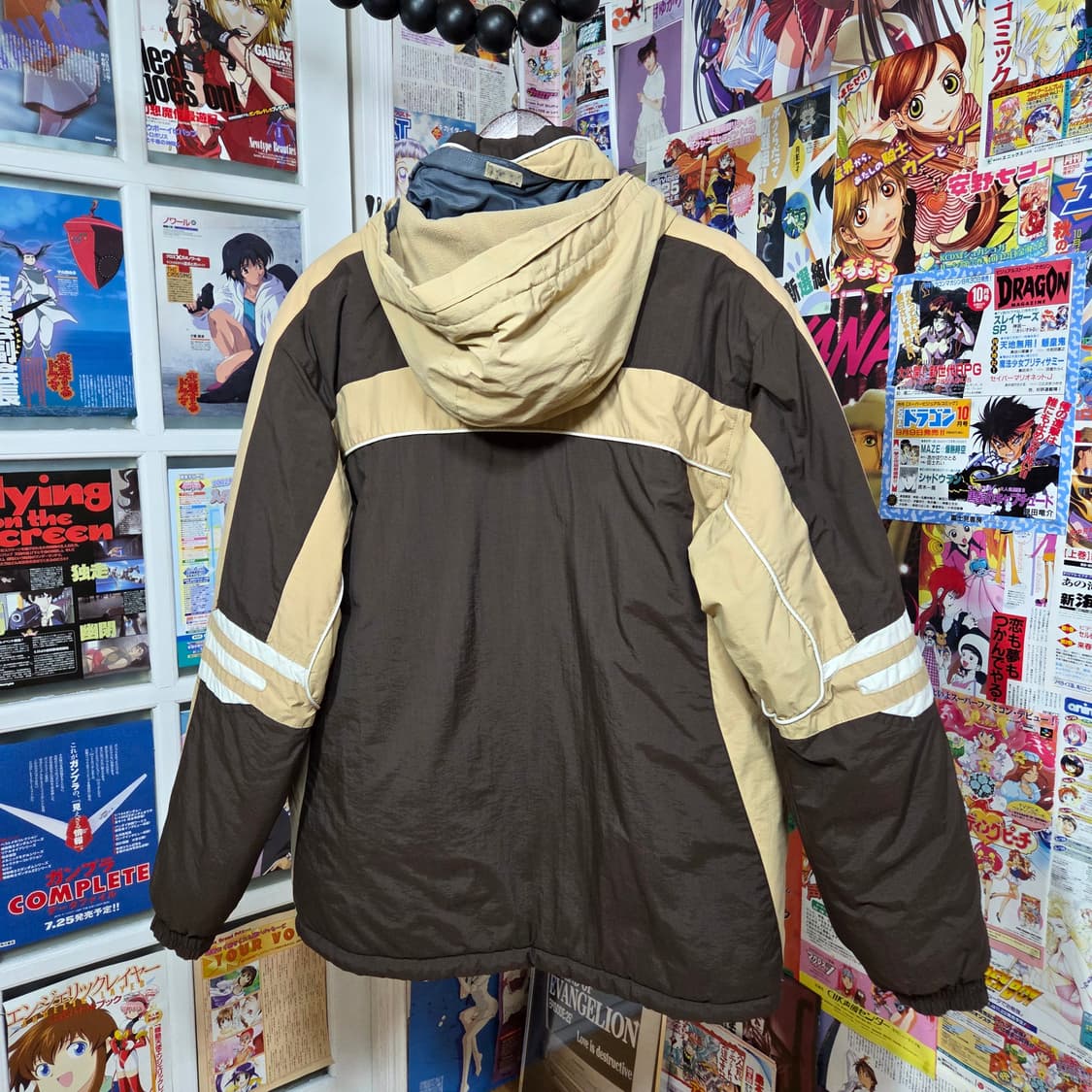 00S 컬럼비아 브라운 배색 투지퍼 패디드 자켓 상품이미지5