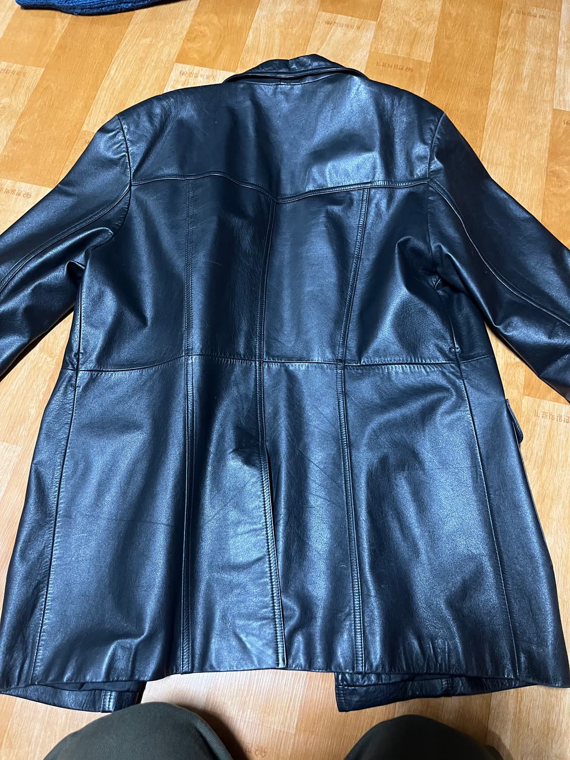 90s 레더 카코트  상품이미지7