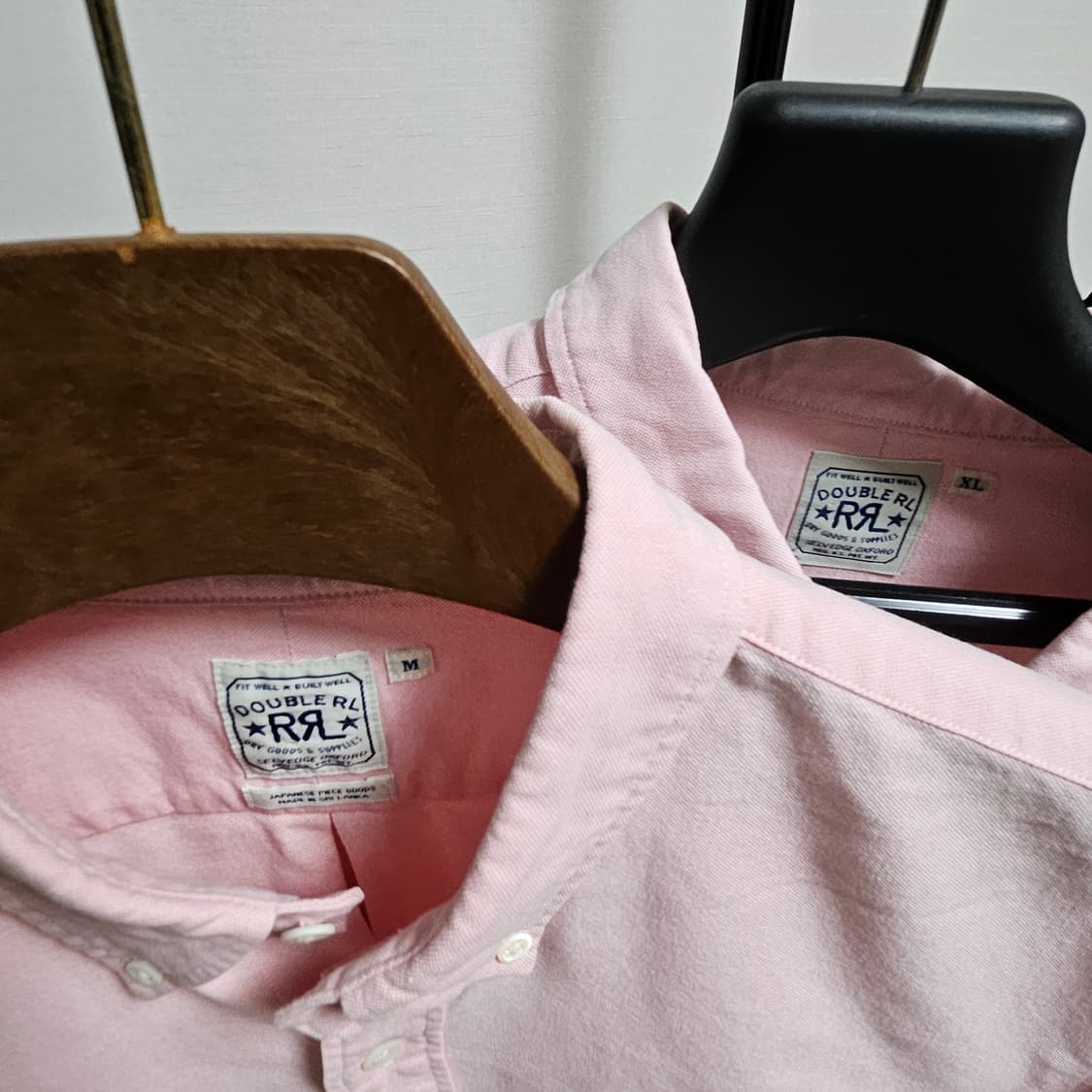 RRL 셀비지 옥스포드 셔츠 / 핑크 상품이미지6