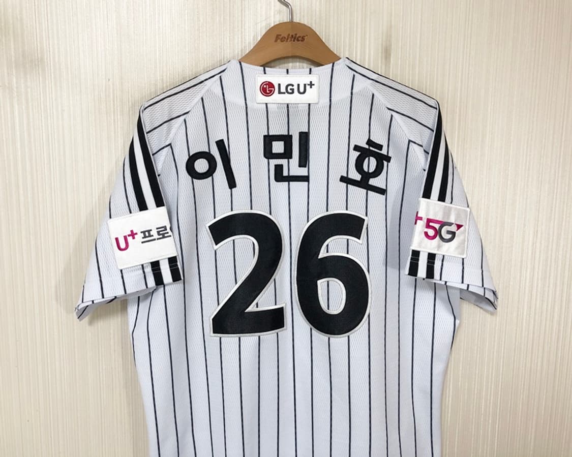 KBO 데상트 LG트윈스 어센틱 홈유니폼/져지 105 #26 이민호 상품이미지9