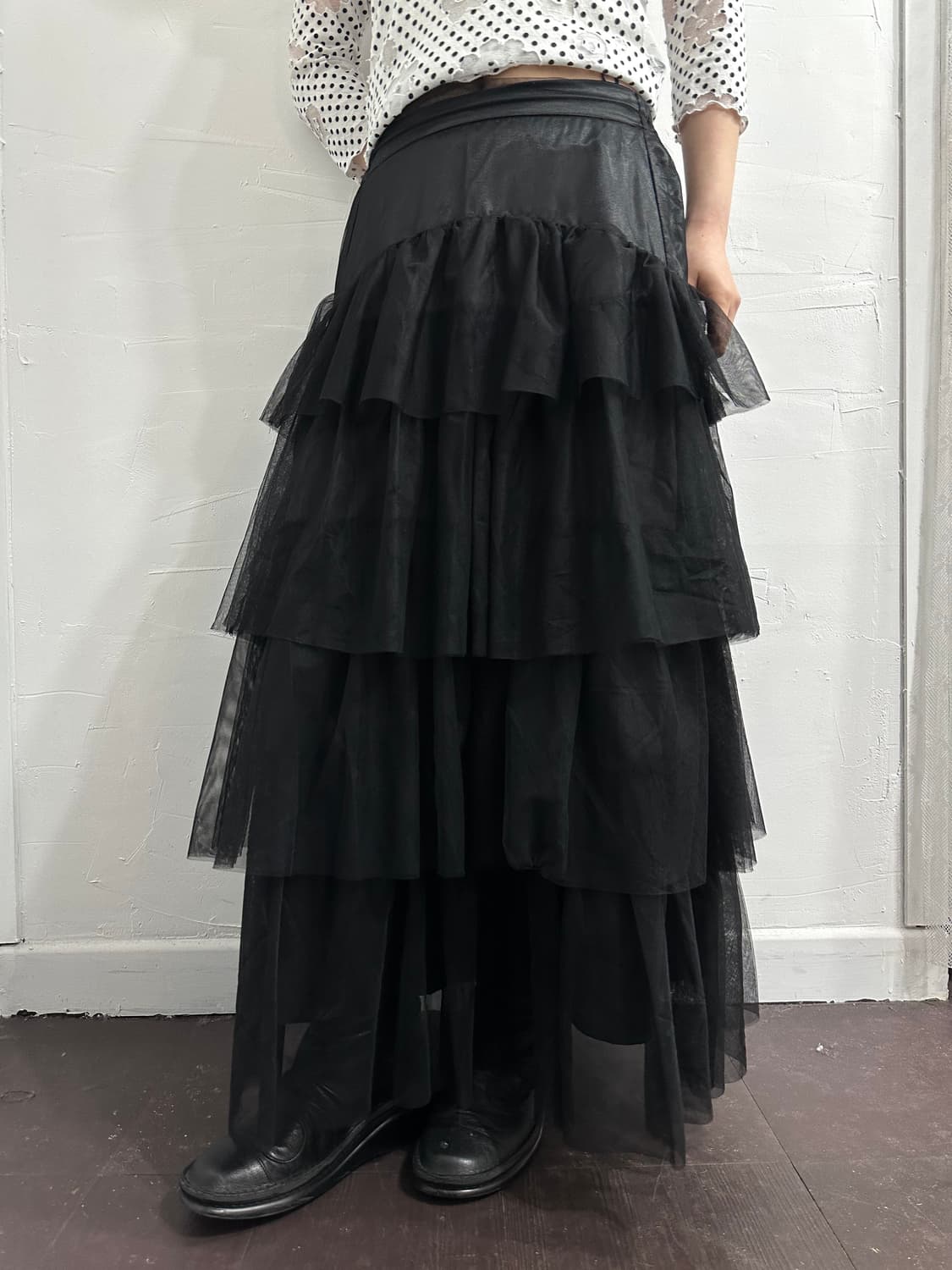 grl sha layered long skirt 상품이미지3