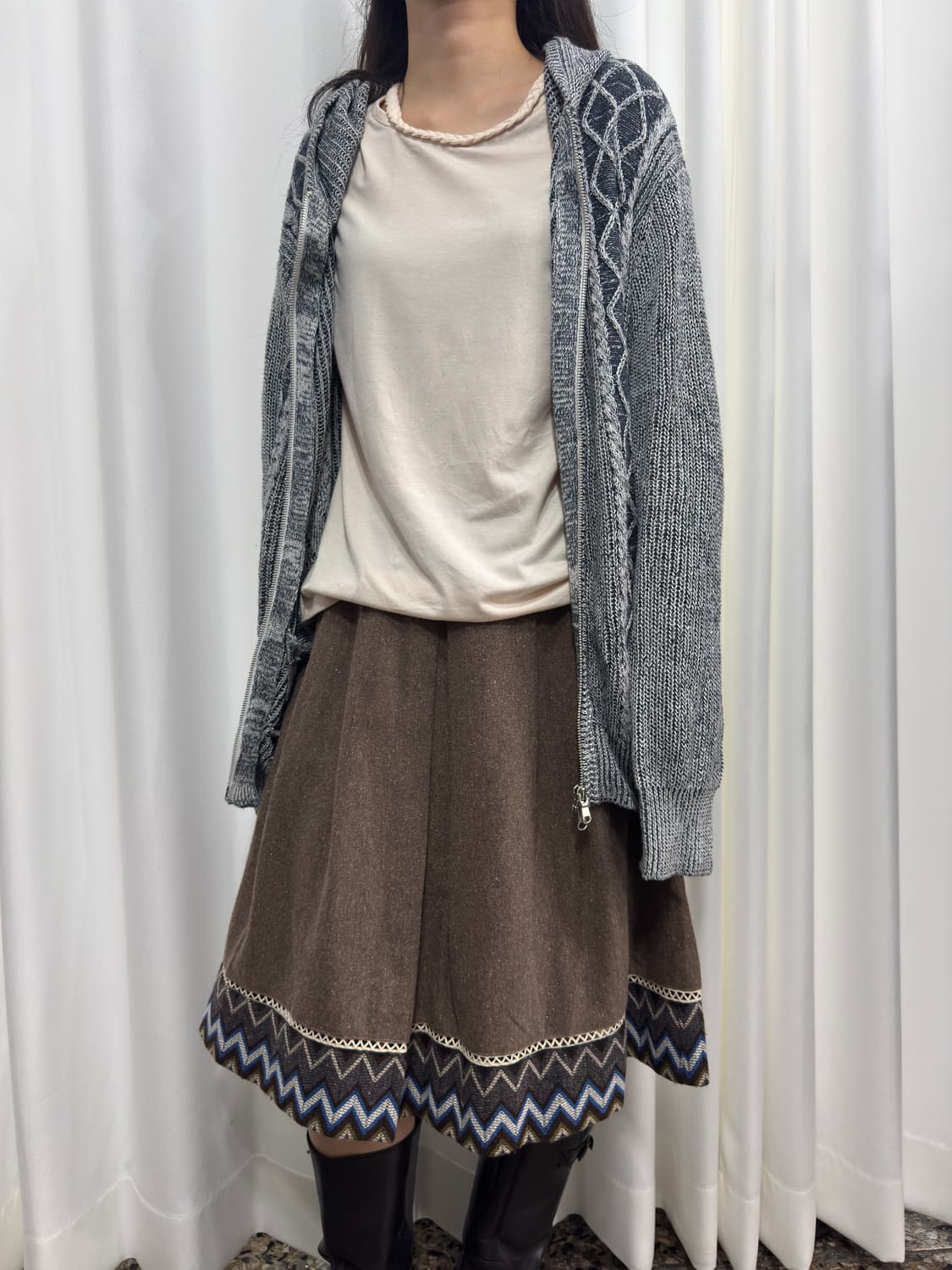 ethnic midi skirt 상품이미지4