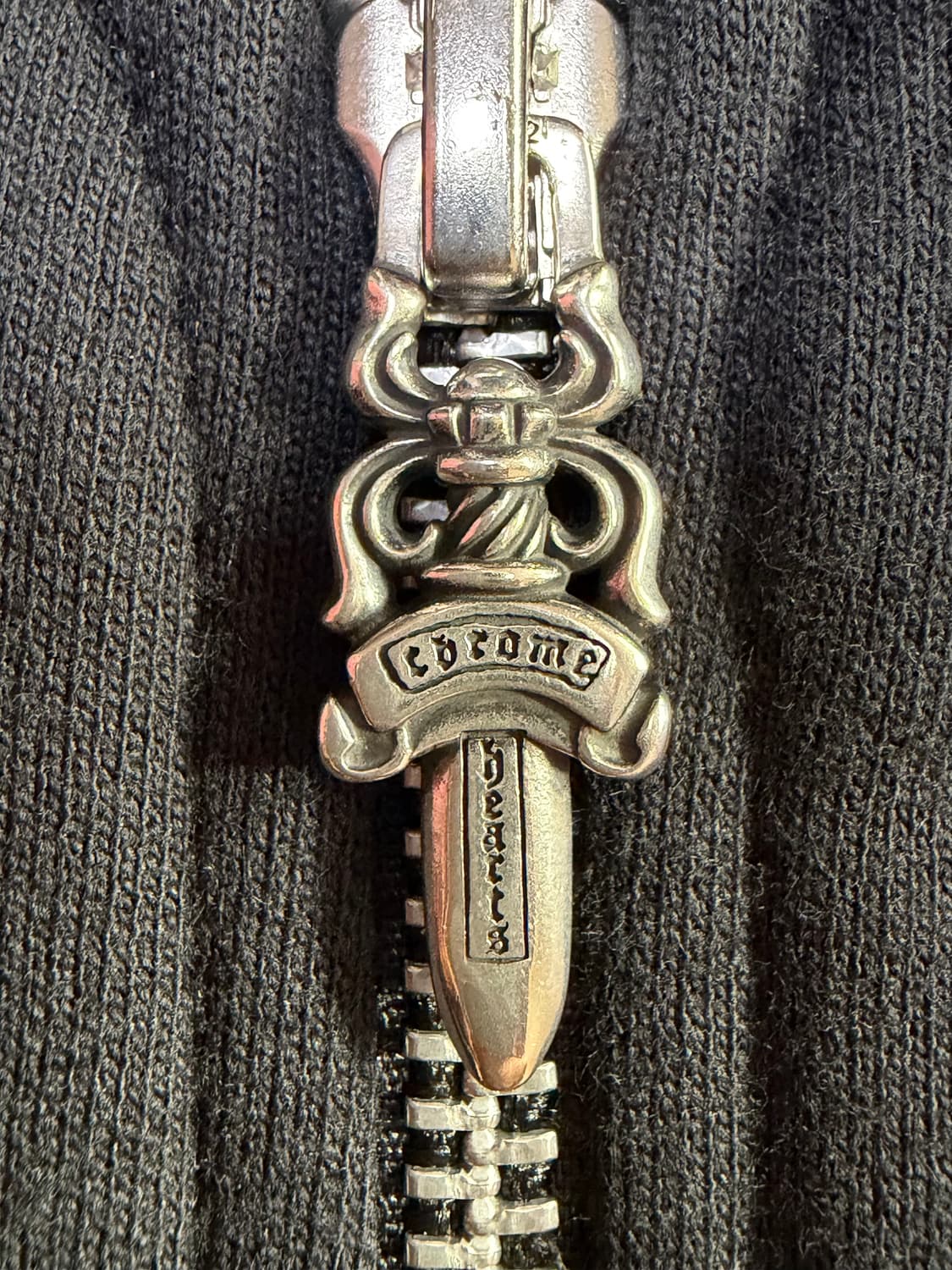 크롬하츠 홀스슈 플로랄 후드 집업 블랙핑크 L 상품이미지3