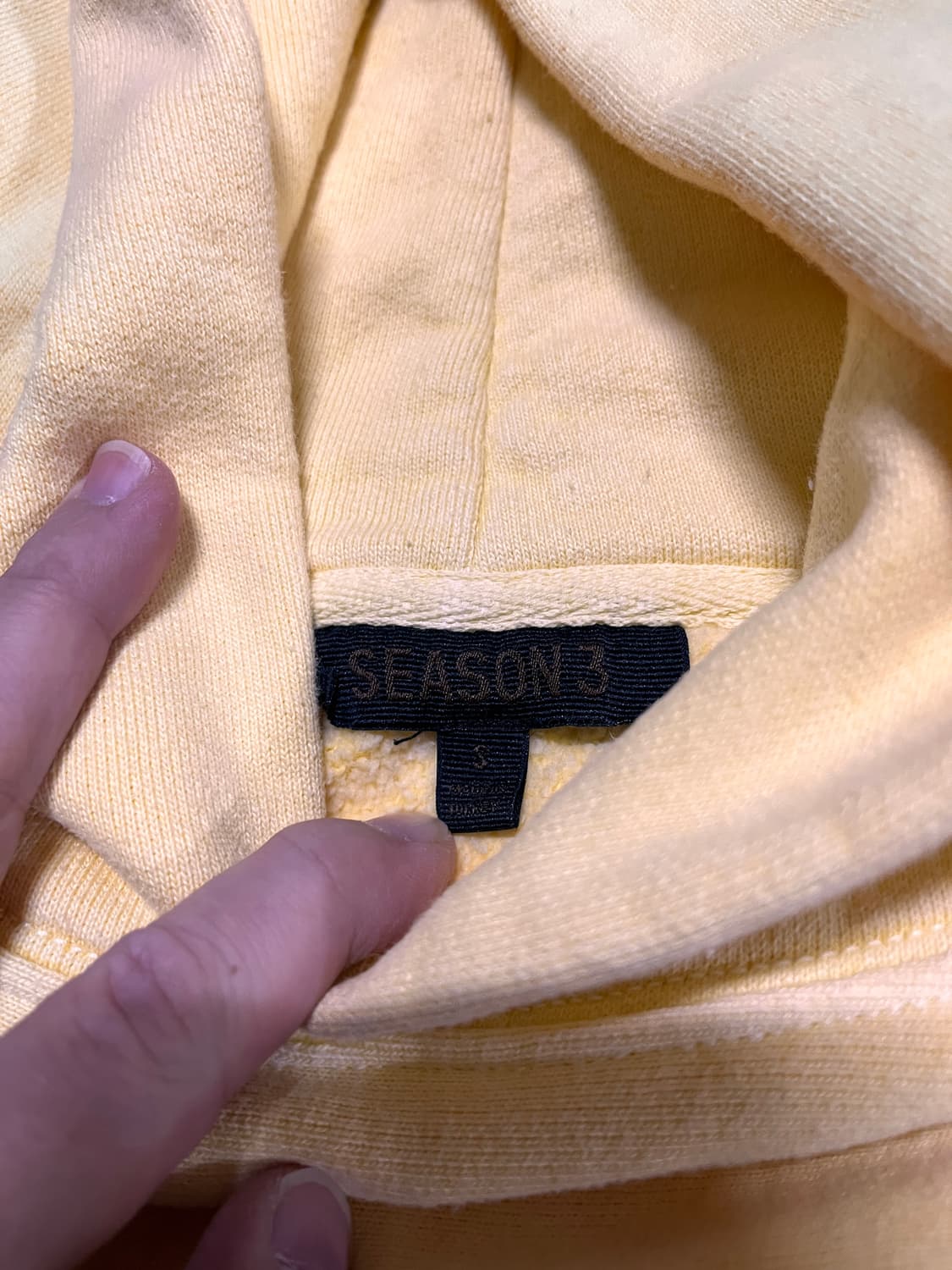 이지 시즌 3 후드 맨투맨 루즈핏 S 상품이미지4