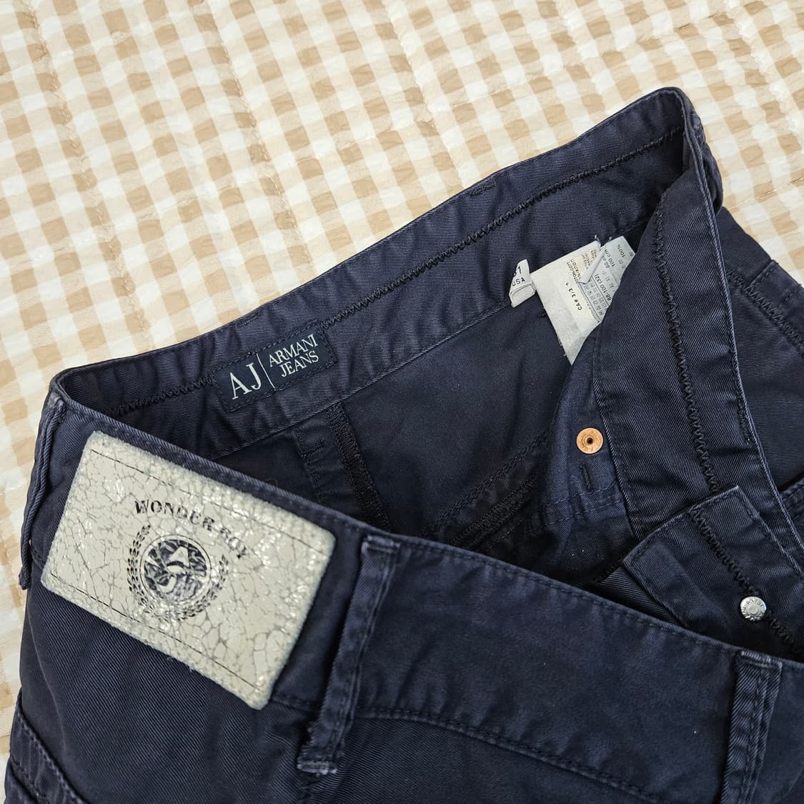 아르마니진스 면 바지 남자32 상품이미지2