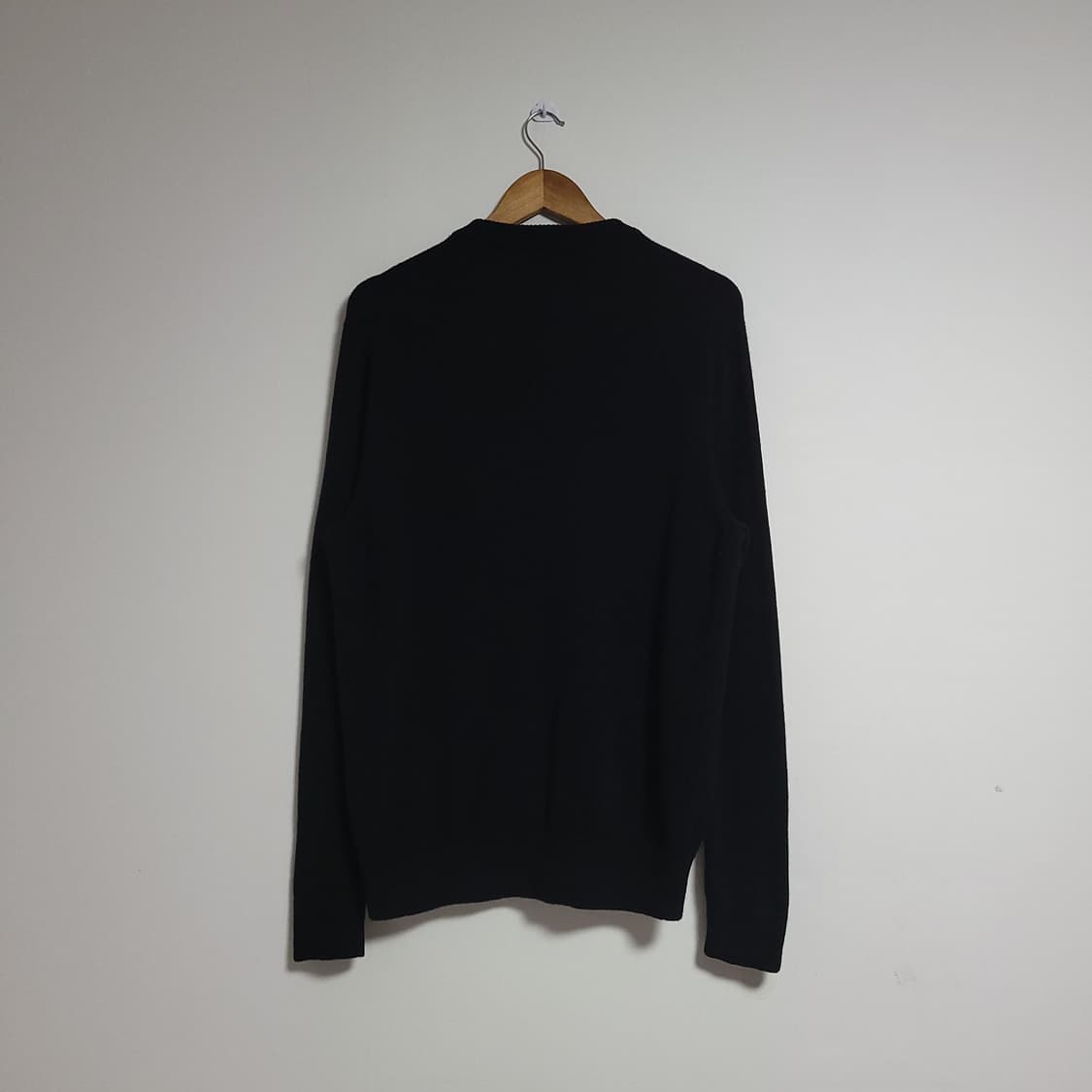 (M) KANGOL 캉골 블랙 울 가디건 상품이미지6