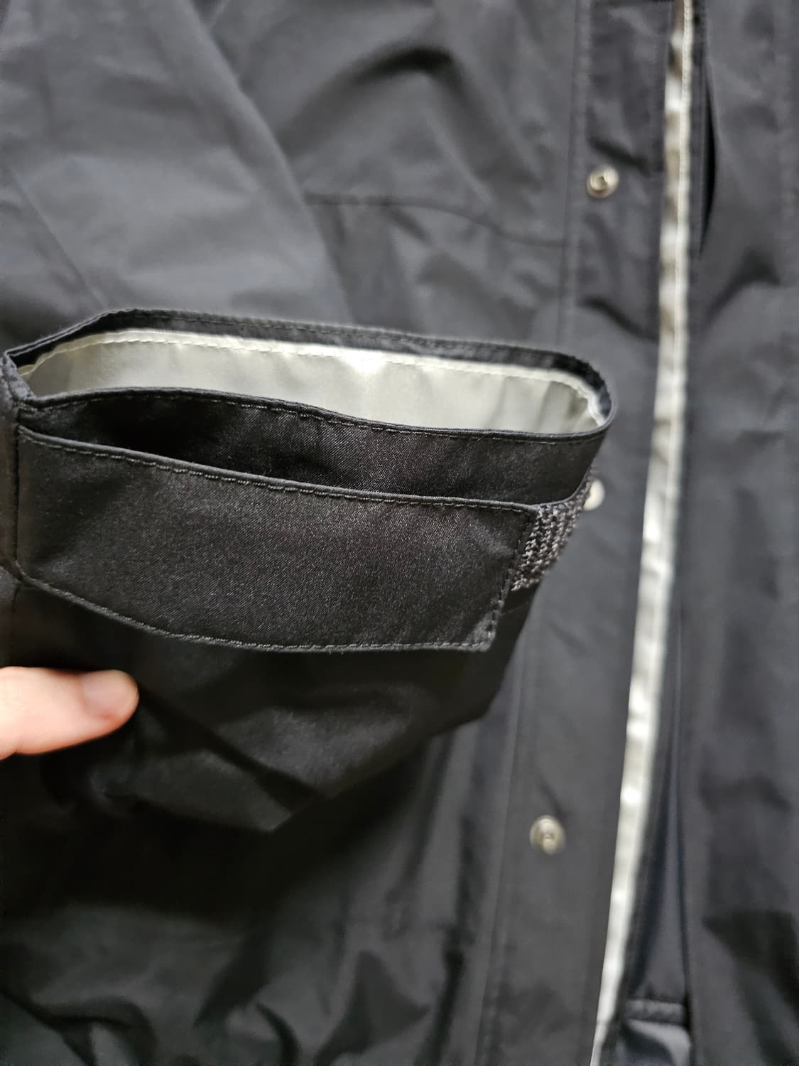 [S] 25SS 슈프림 투인원 고어텍스 쉘 자켓 블랙 상품이미지7