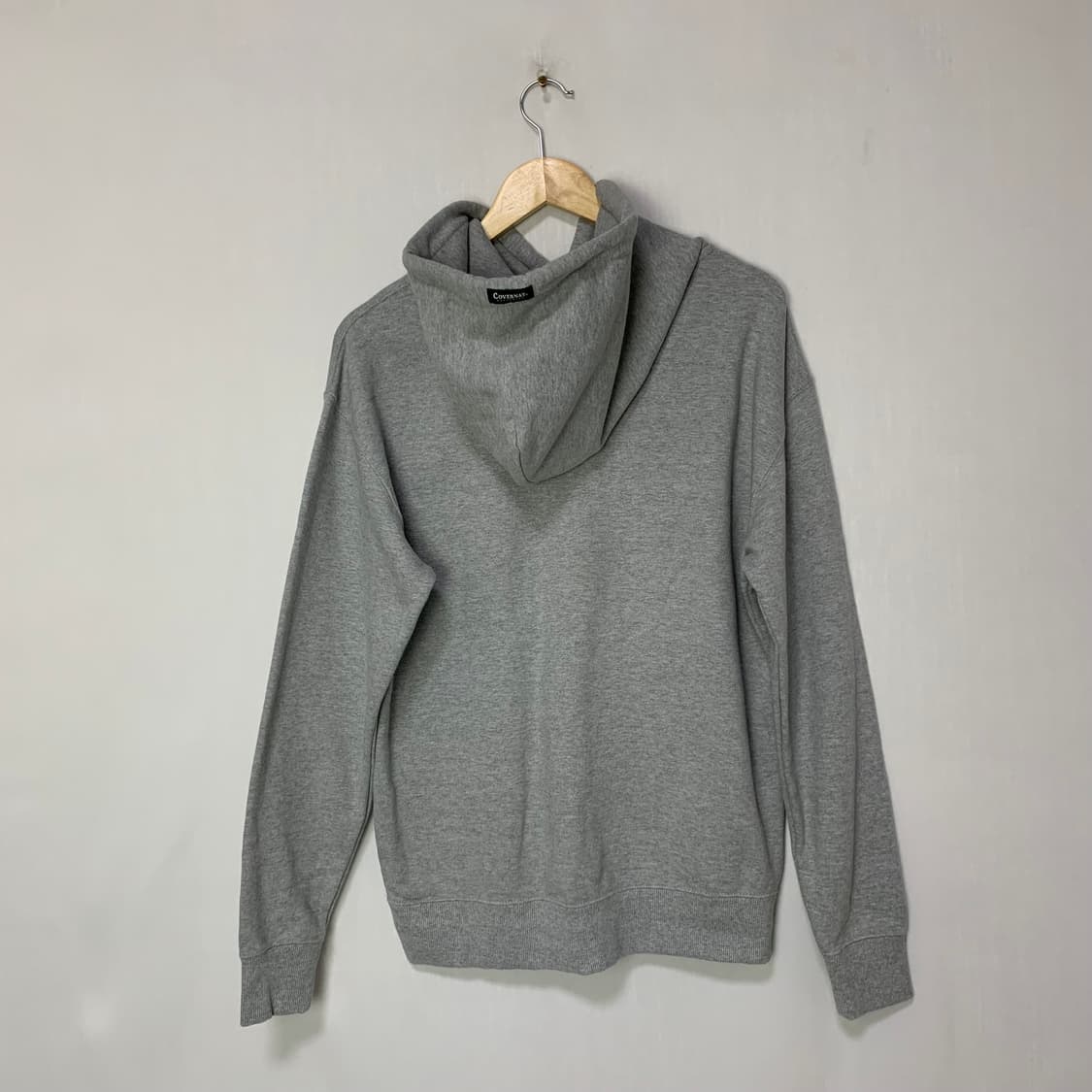 커버낫 빈티지 로고 후드티 그레이 S 남녀공용 상품이미지6