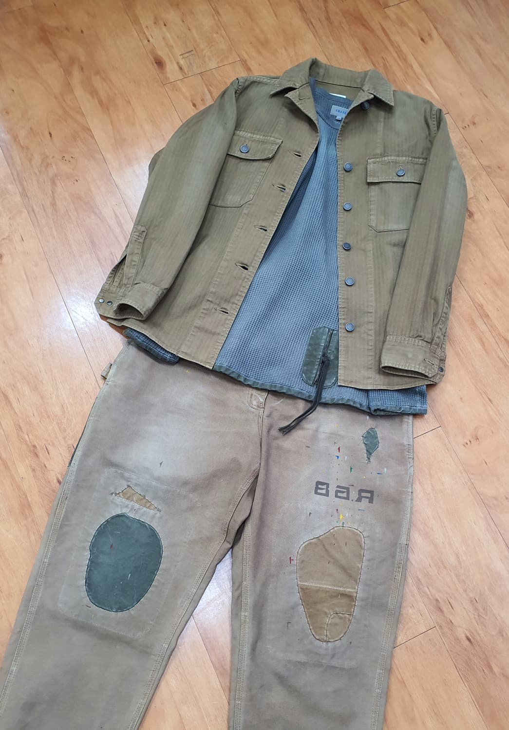 visvim.hbt 셔츠자켓 빈티지 커스텀 [미군 1943 자켓 모티브] 상품이미지10