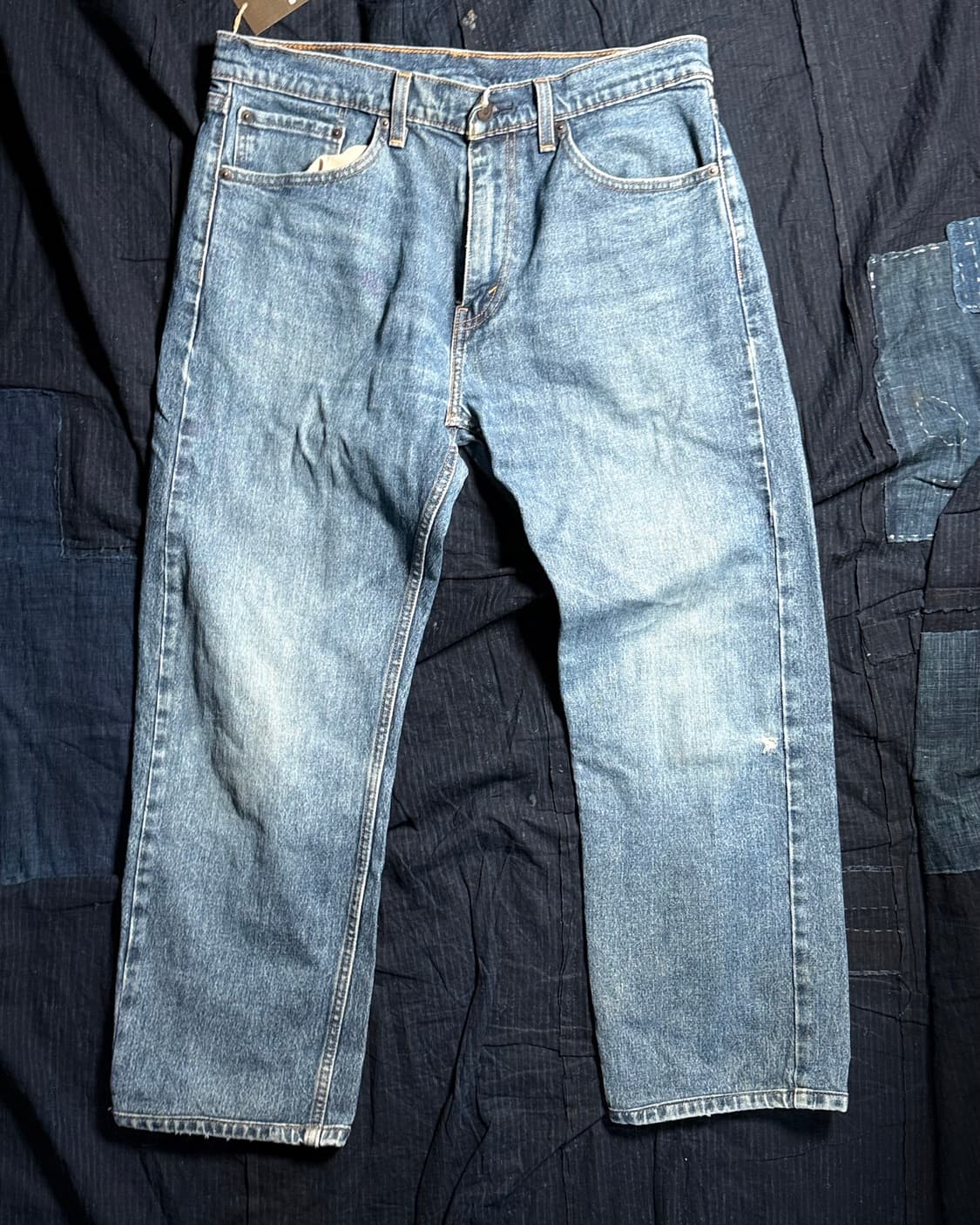 리바이스 505 레귤러핏 데님 팬츠 33 상품이미지1