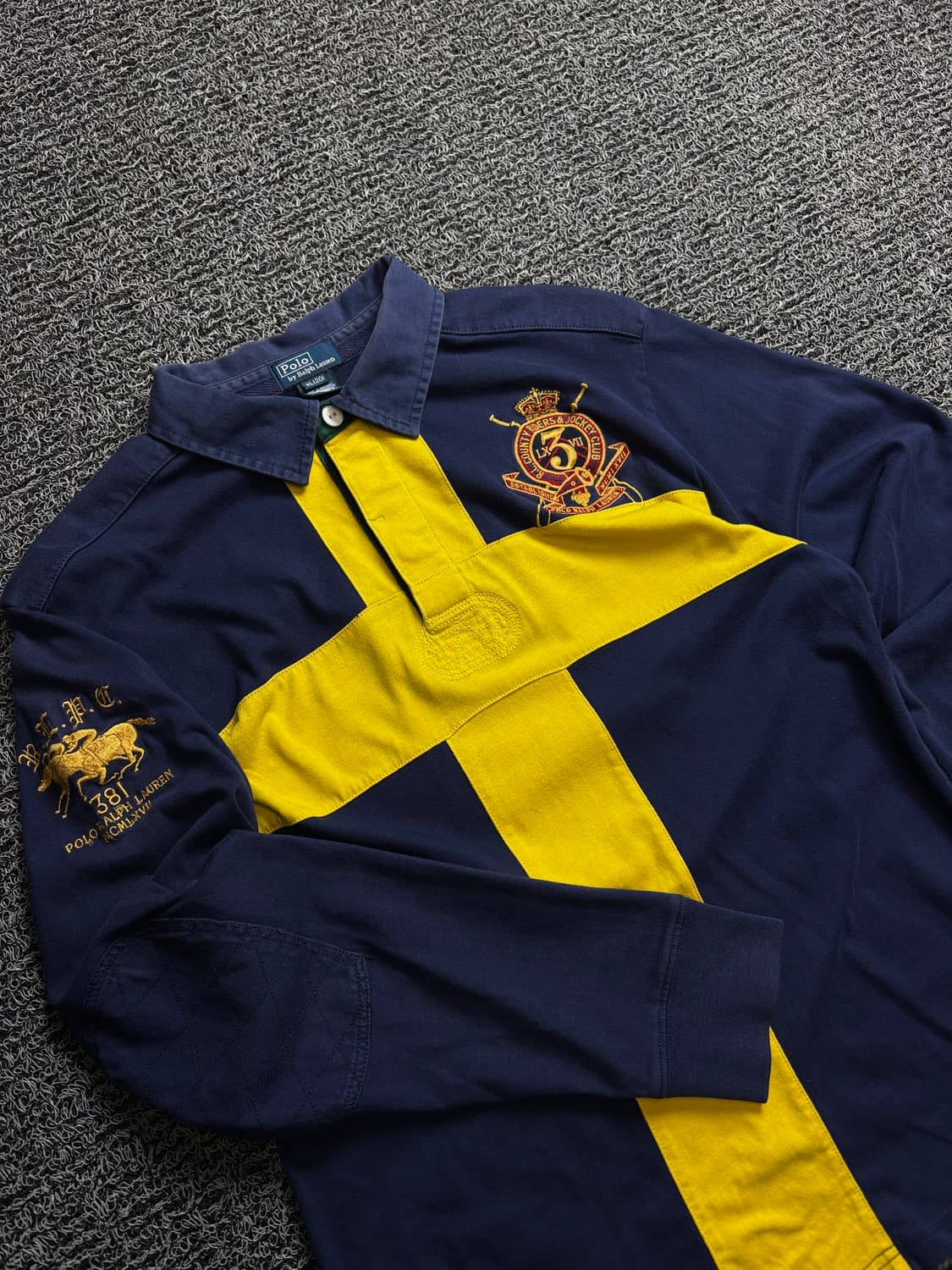 폴로 랄프로렌 아메카지 빅로고 패치 럭비 티셔츠 1515 상품이미지1