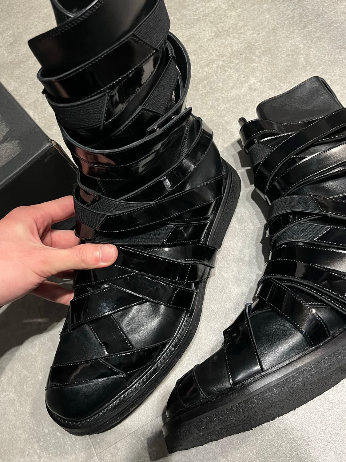 08aw dior homme kris van assche 스트랩 부츠 상품이미지3