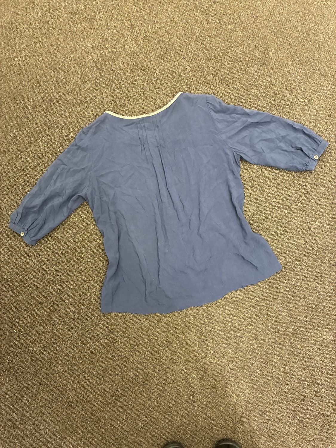 M)Japanese vintage 여성 프린지 디테일 7부 가디건 상품이미지6