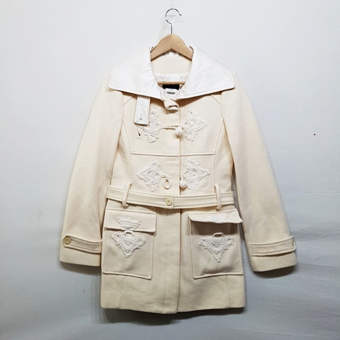 [새상품] PATRIZIA PEPE 하프코트 베이지 상품이미지1