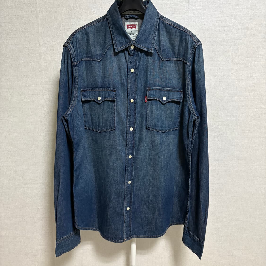 리바이스 웨스턴 데님 셔츠 / 중청, M 상품이미지1