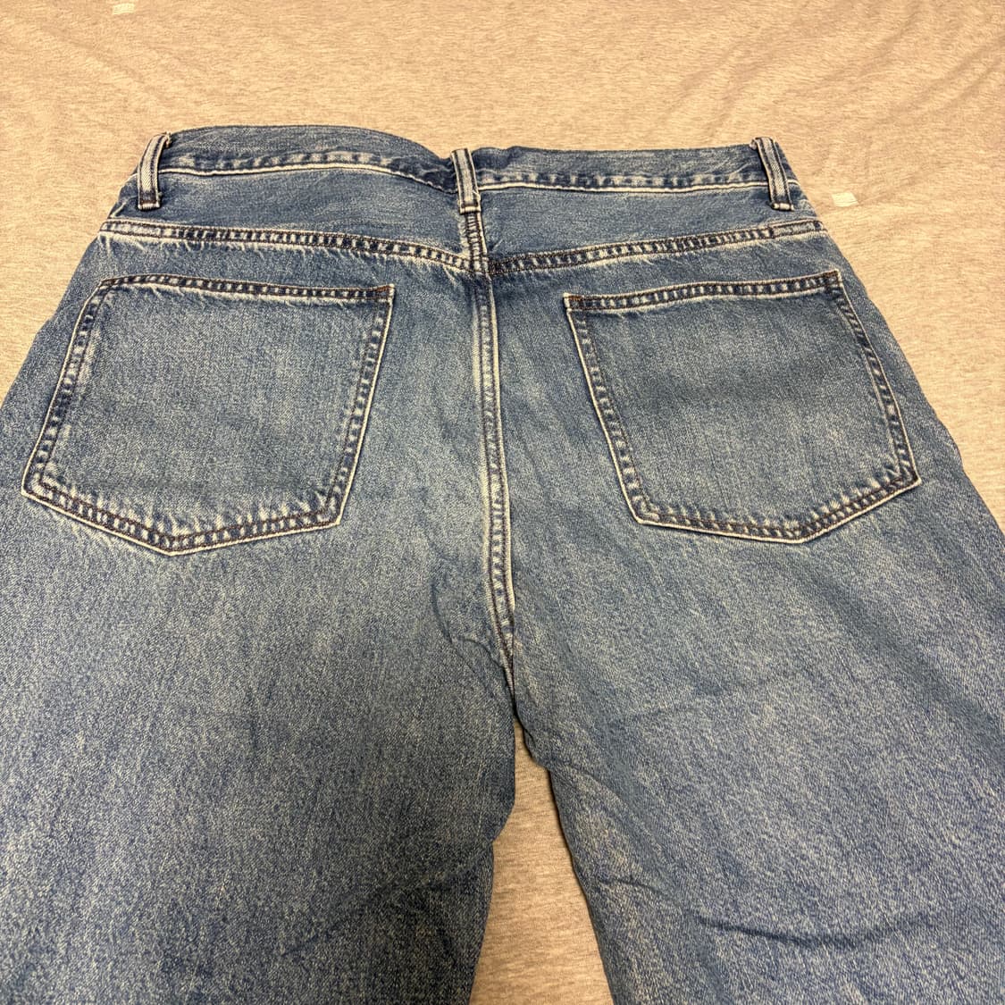 [32] 유니클로 와이드팬츠 진청  상품이미지5