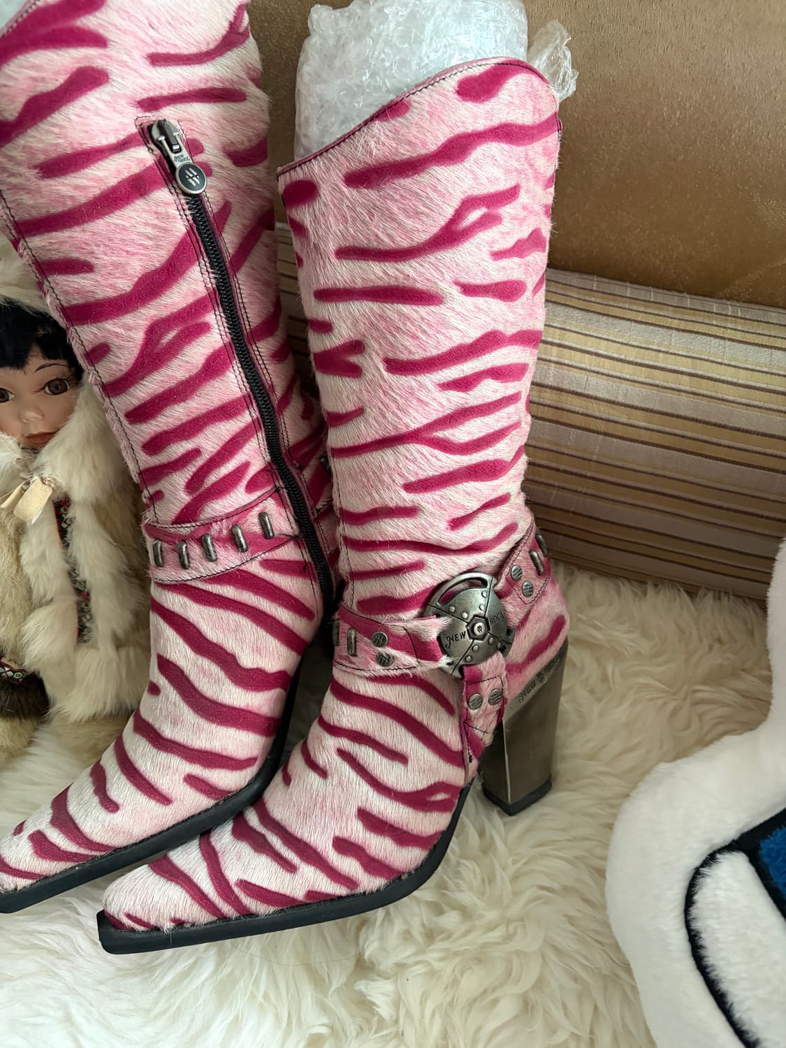 뉴락 지브라 송치 웨스턴부츠힐 250 상품이미지2