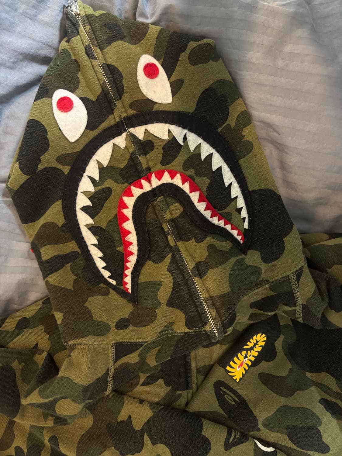 [L] 베이프 PONR 1st 샤크후드 녹계 상품이미지1