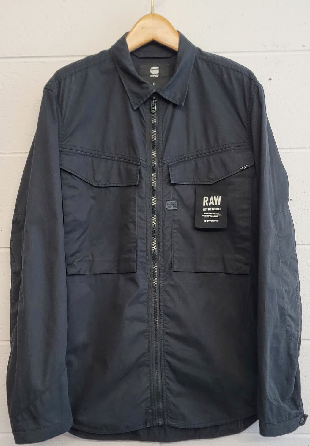 G-STAR RAW(지스타) 오버핏 밀리터리 집업 셔츠형자켓(셔켓) 판매 상품이미지1