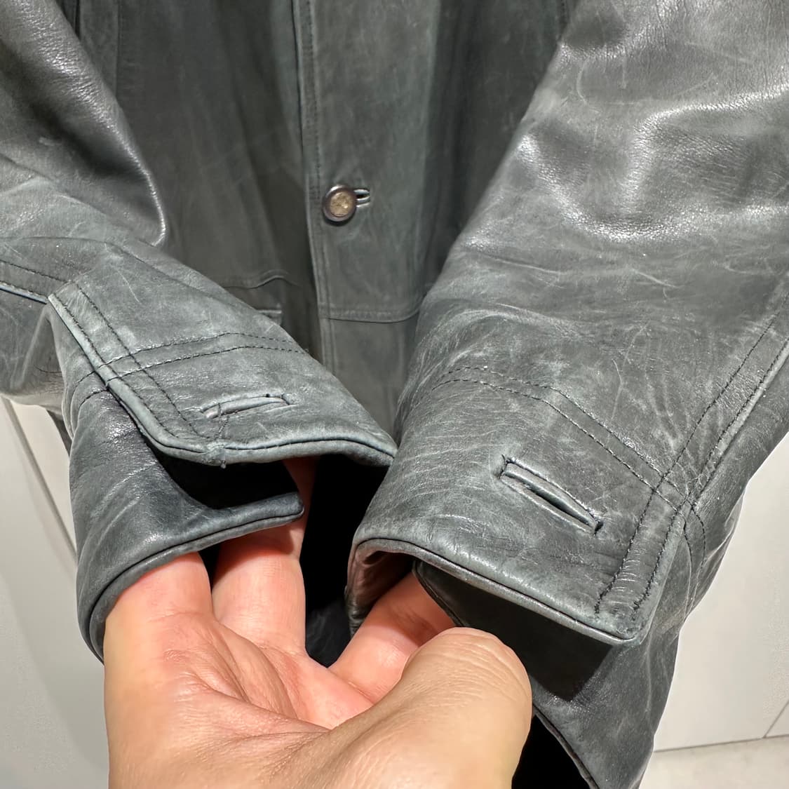 팀버랜드 헤비레더 코트 상품이미지2