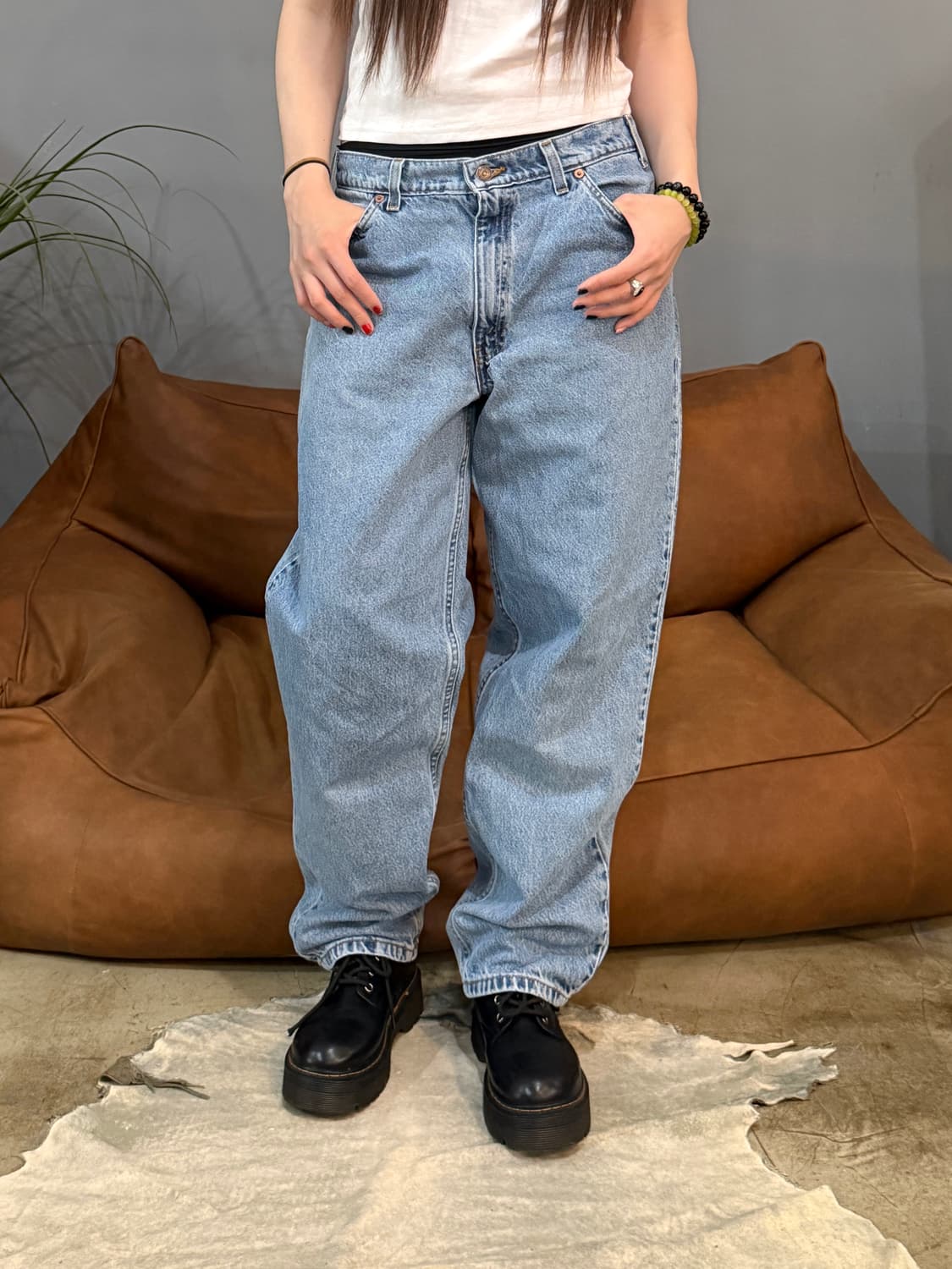 90's MADE IN USA 🇺🇸 리바이스 560 루즈 테이퍼드 상품이미지4
